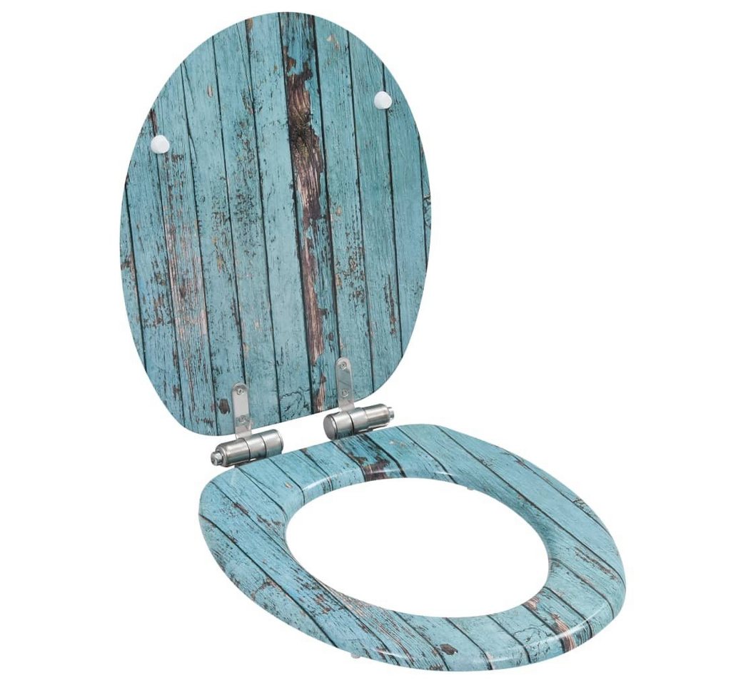 Thumbnail - vidaXL WC-Sitz Toilettensitze 2 Stk. mit Soft-Close-Deckel MDF Altholz-Design (2-St)