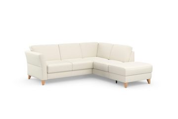 sit&more Ecksofa Visby L-Form, Wahlweise mit Bettfunktion und Stauraum, frei im Raum stellbar