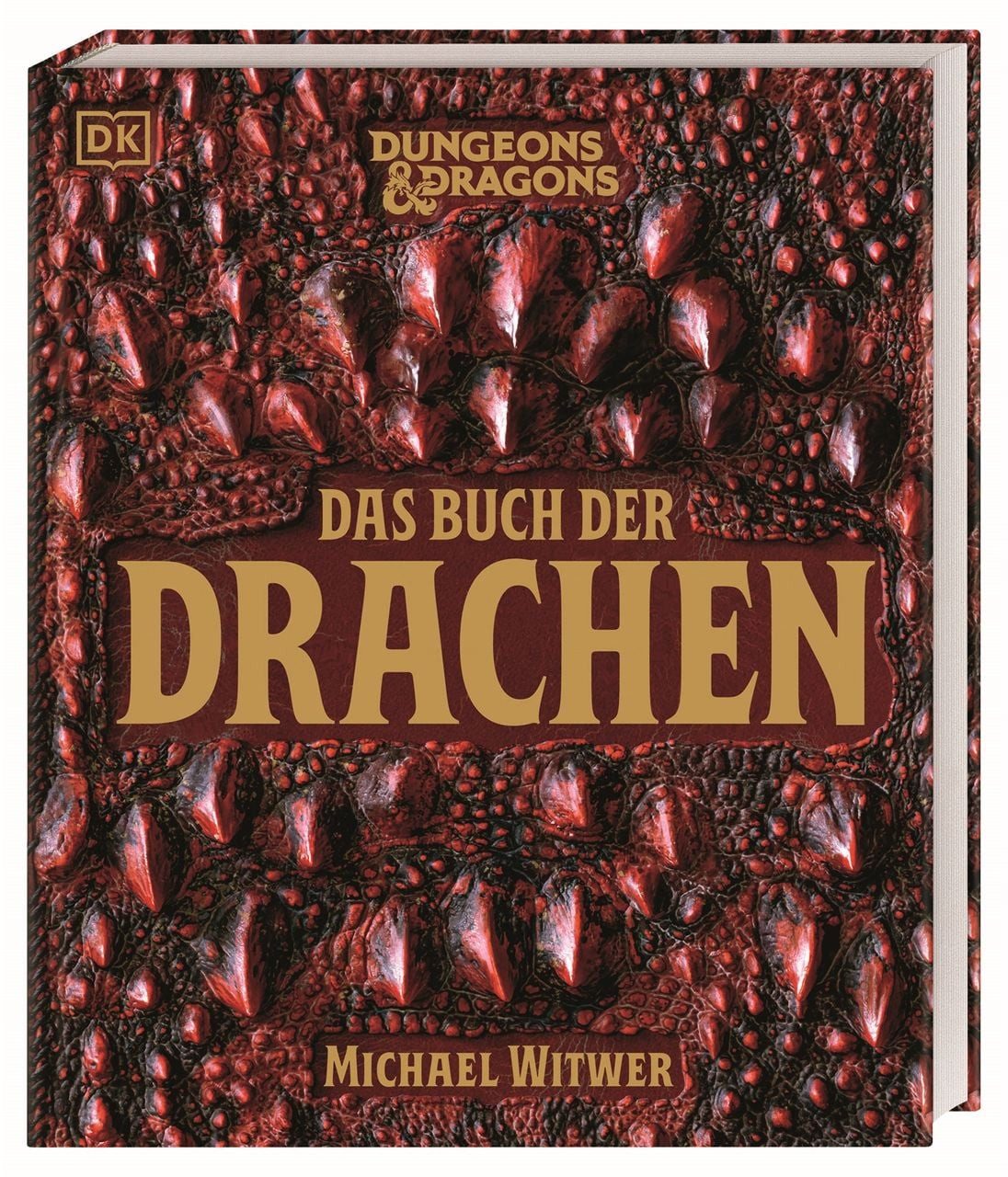 Dungeons & Dragons Das Buch der Drachen / Michael Witwer, Der ultimative D&D Drachen-Guide mit spektakulären Illustrationen, Faktenwissen und Cover in Drachenhaut-Optik