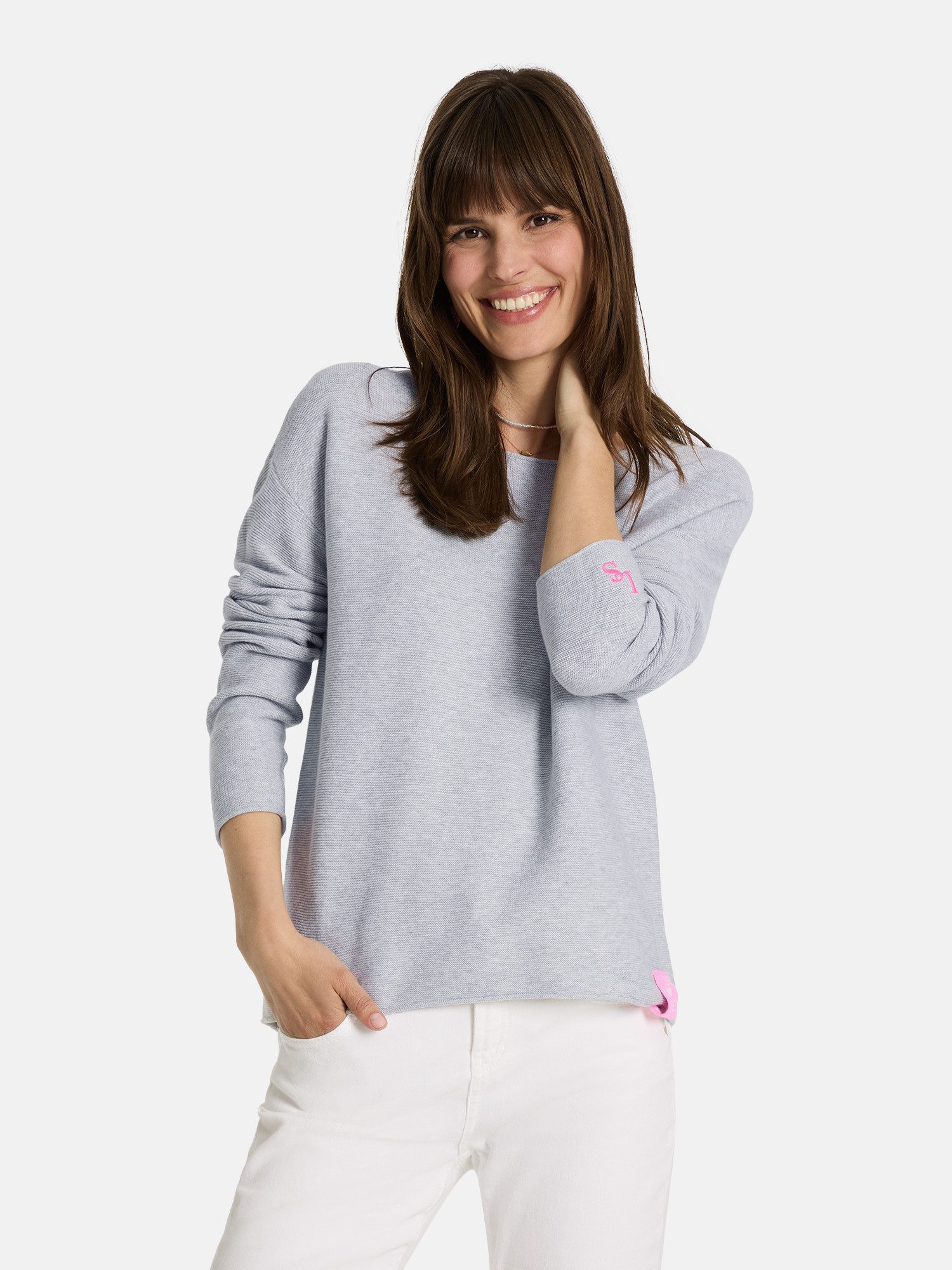 Lieblingsstück Strickpullover Kyna Rundhals mit lockerer günstig online kaufen