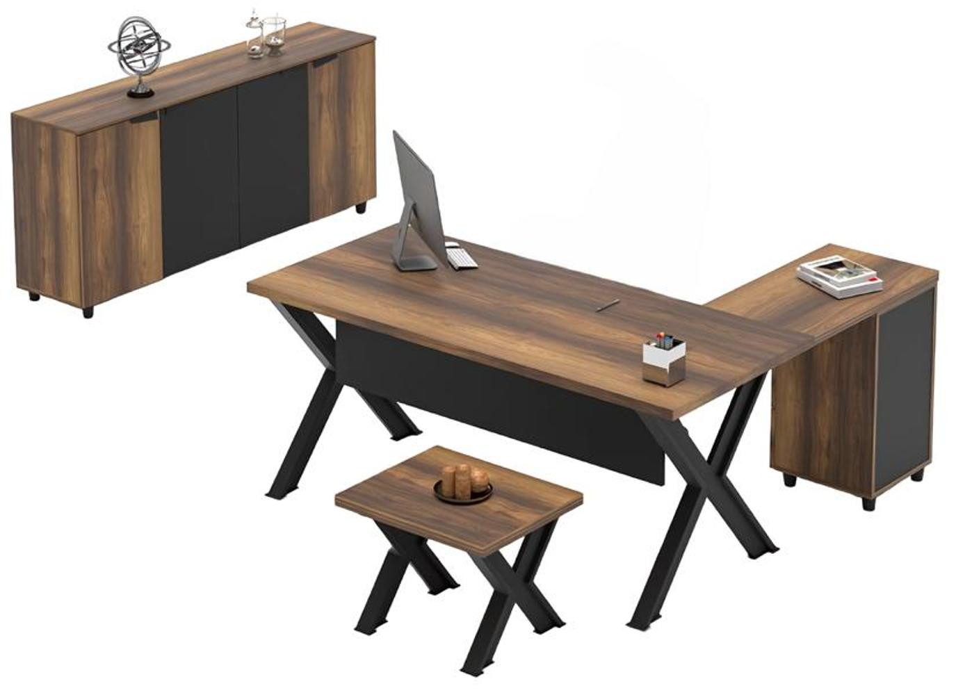 JVmoebel Büromöbel-Set Büro Schreibtisch Computertisch Arbeitstisch günstig online kaufen