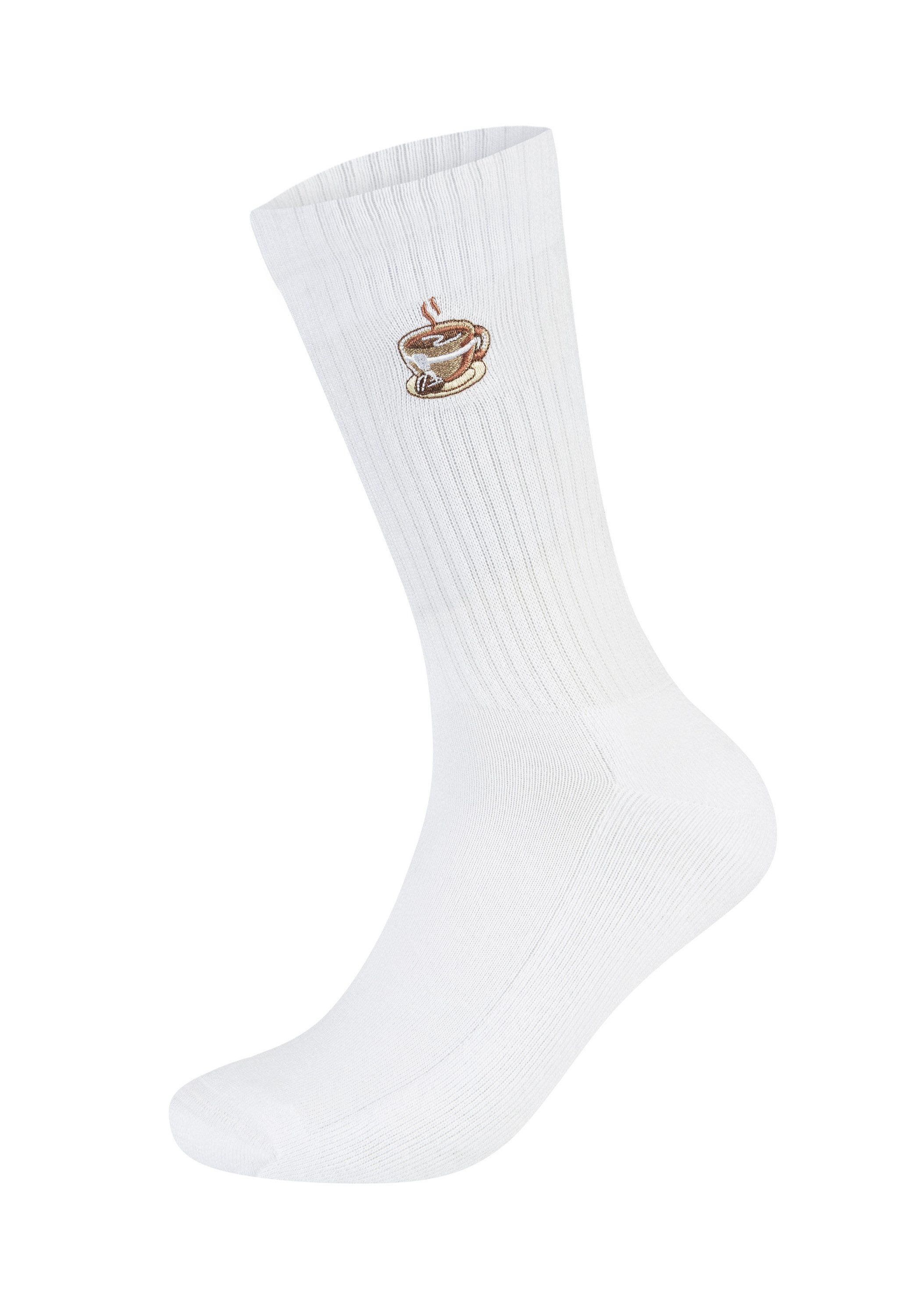 Flip Sox Socken Flip Sox Tennissocke mit Motiv 3er Pack 3er Pack Baumwolle aus kontrolliertem Anbau, Feine Motiv-Stickerei