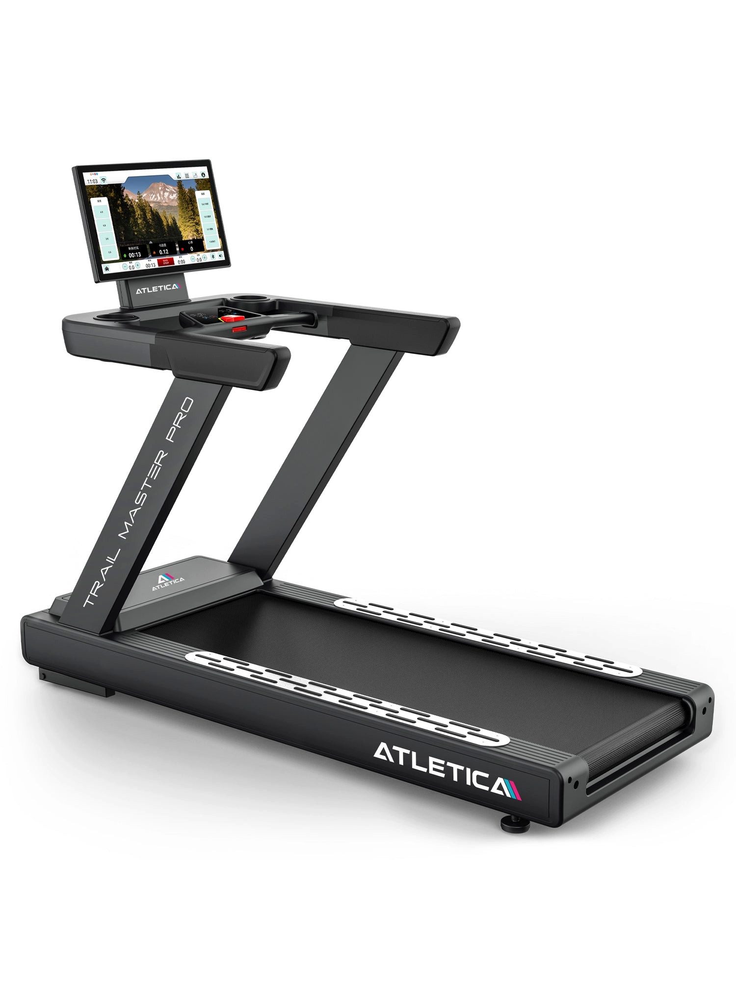 ATLETICA Laufband TrailMaster PRO, Laufband mit TFT Android Cockpit