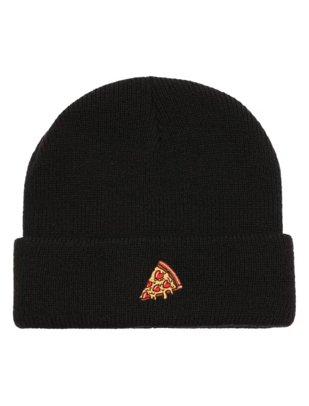 iriedaily Strickmütze Mütze Iriedaily Pizza Love doppelt gelegter Umschlag