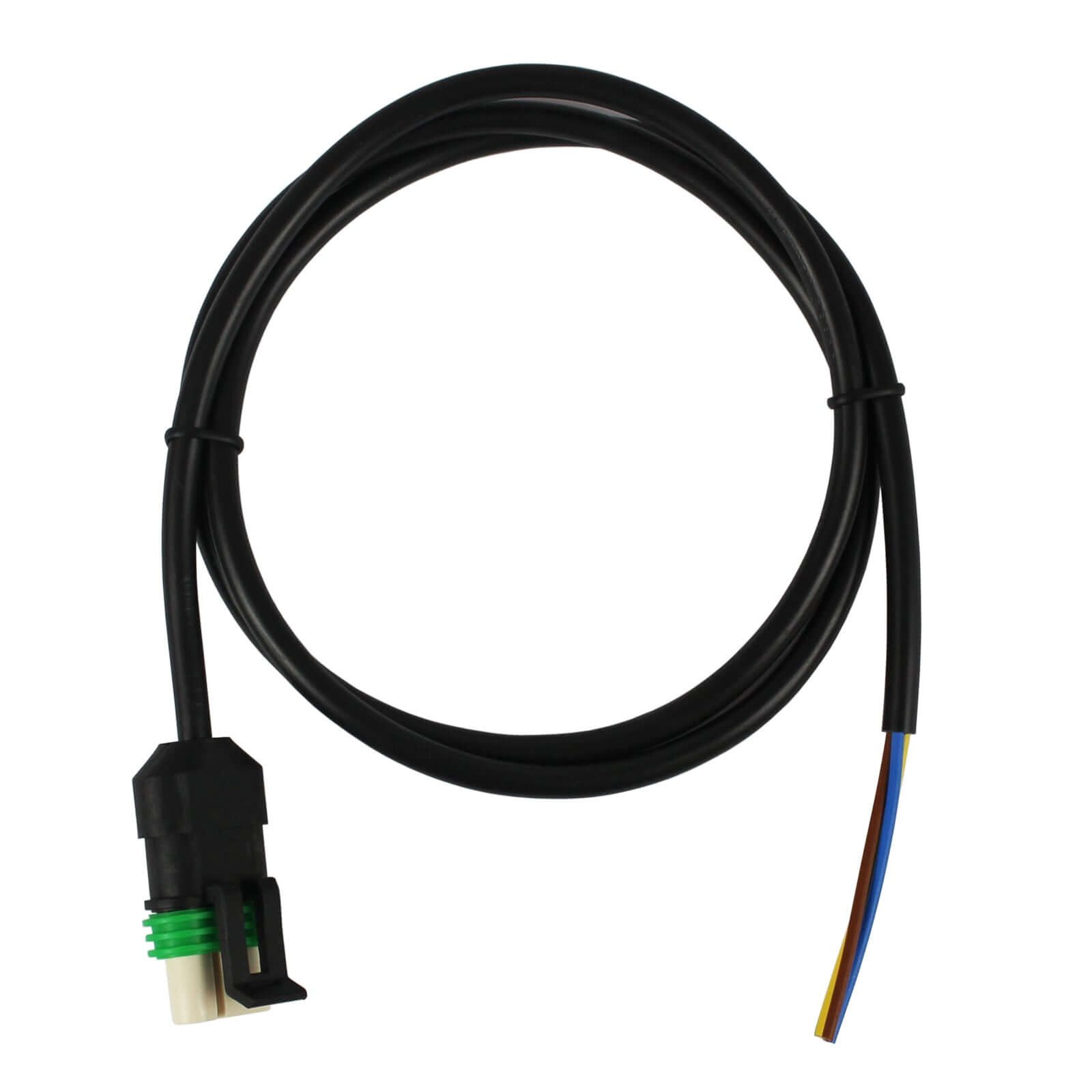 ganz24 Heizkreisverteiler Grundfos Netzkabel 1,0m für GRUNDFOS UPM3 (Hybrid, Flex Solar), Hocheffizienzpumpe UPM3