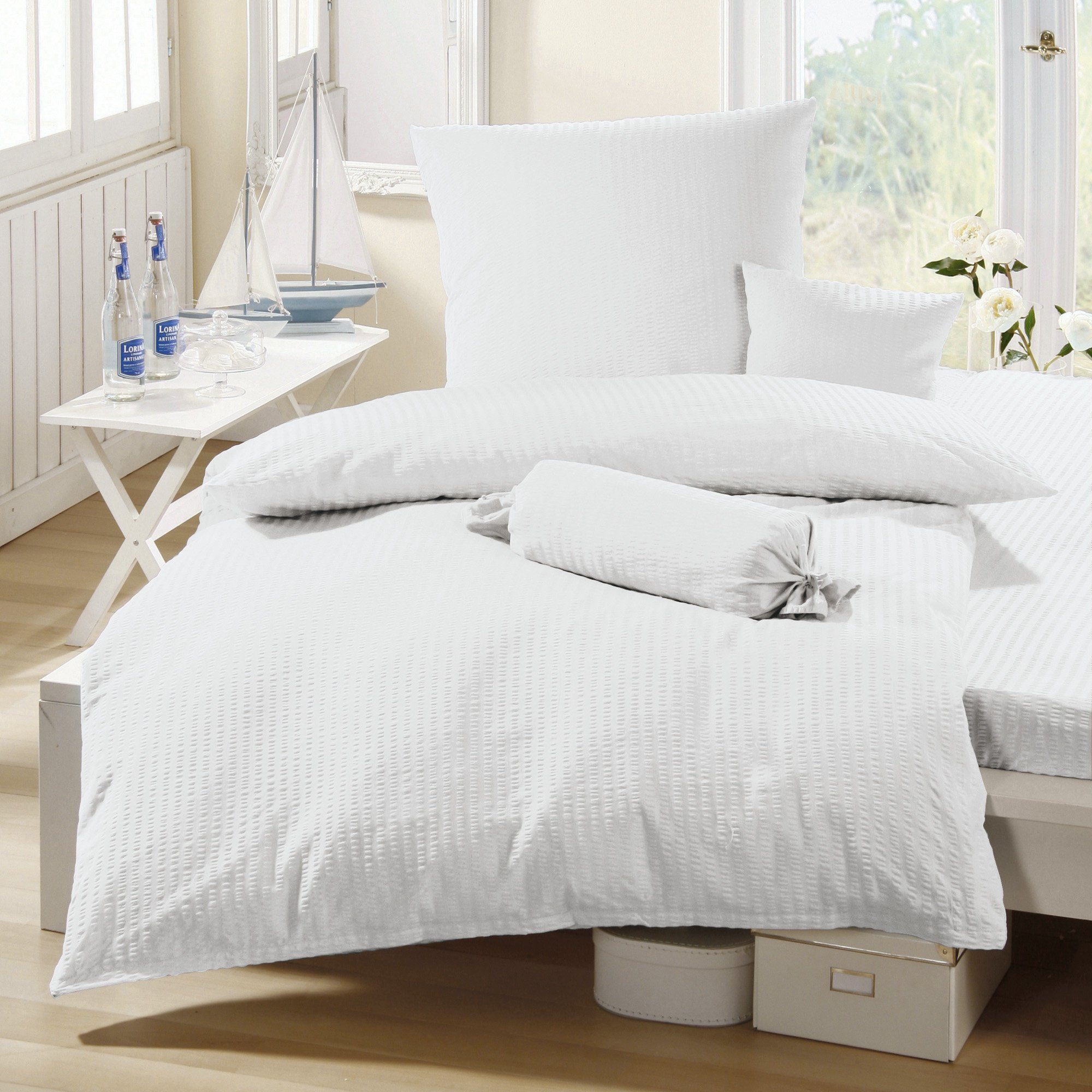 Erwin Müller Kissenbezug Kuschelkissenbezug "Rosenheim", Uni