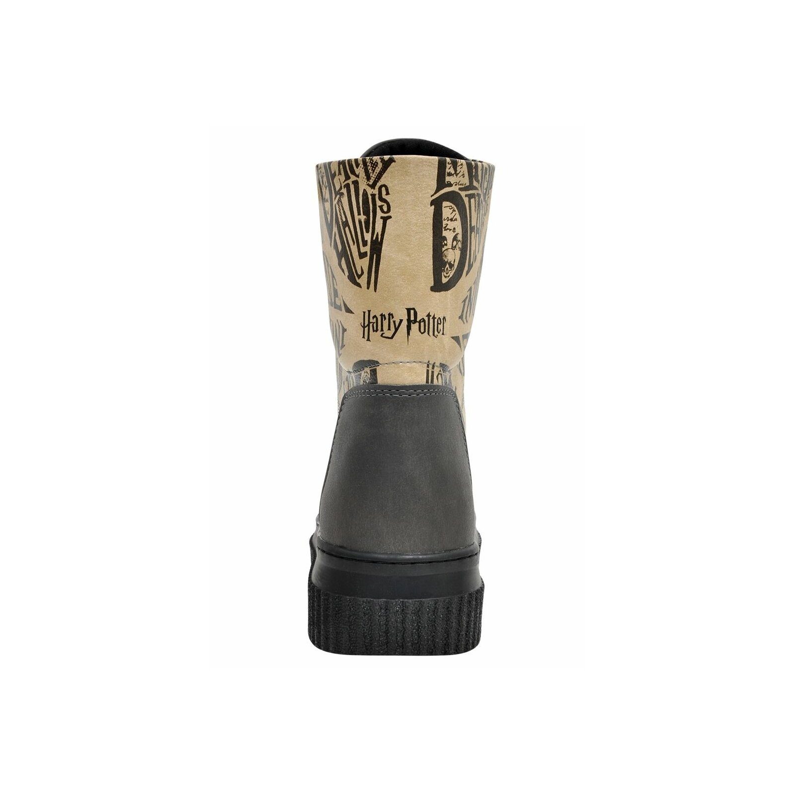 DOGO Future High Top Boots Deathly Hallows Harry Potter Damen Schnürboots Handgefertigt