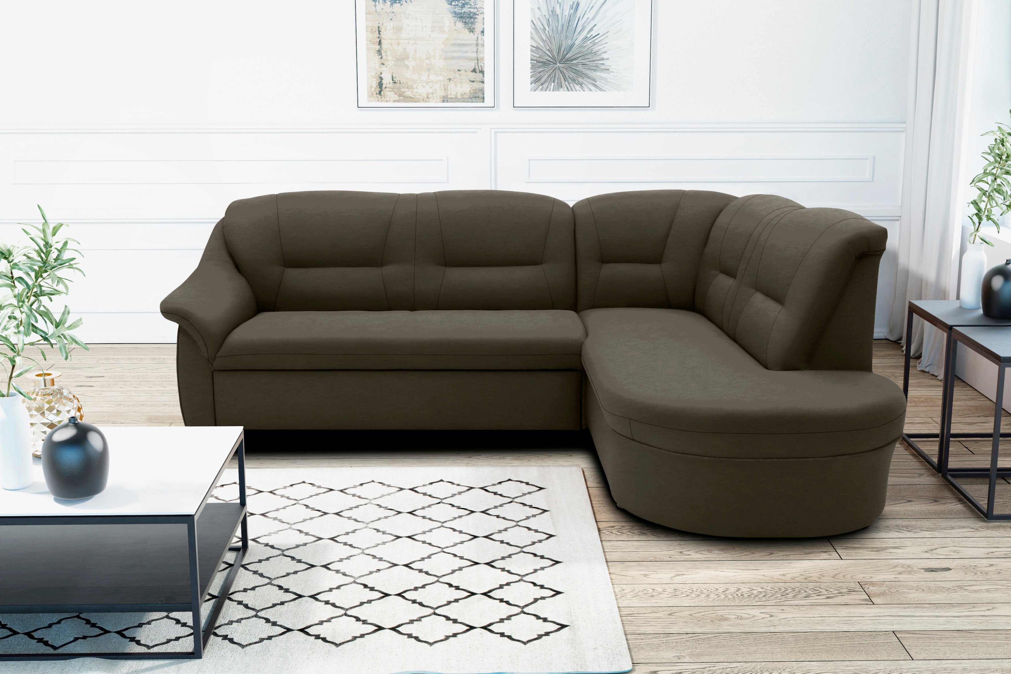 DOMO collection Ecksofa Faenza für kleine günstig online kaufen