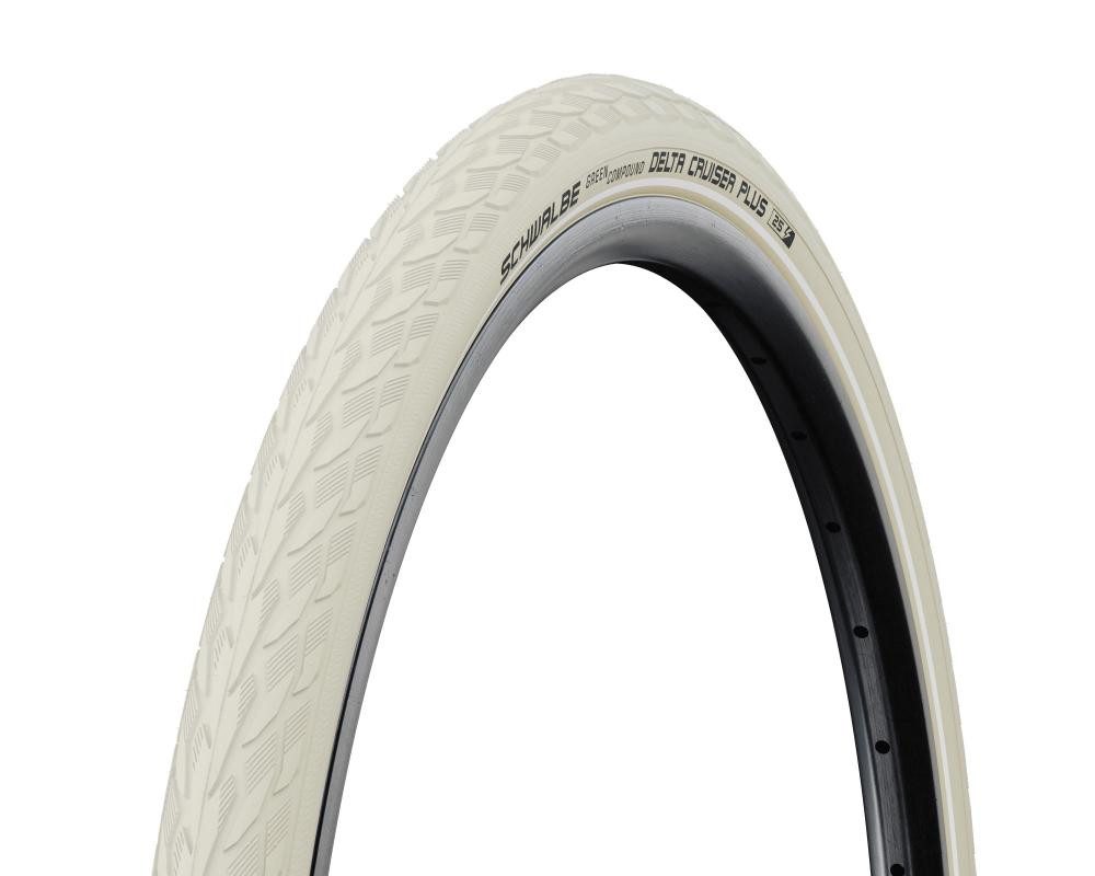 Schwalbe Fahrradreifen Schwalbe Delta Cruiser Plus 26x1 3/8 (37-590), Reflex, PunctureGuard