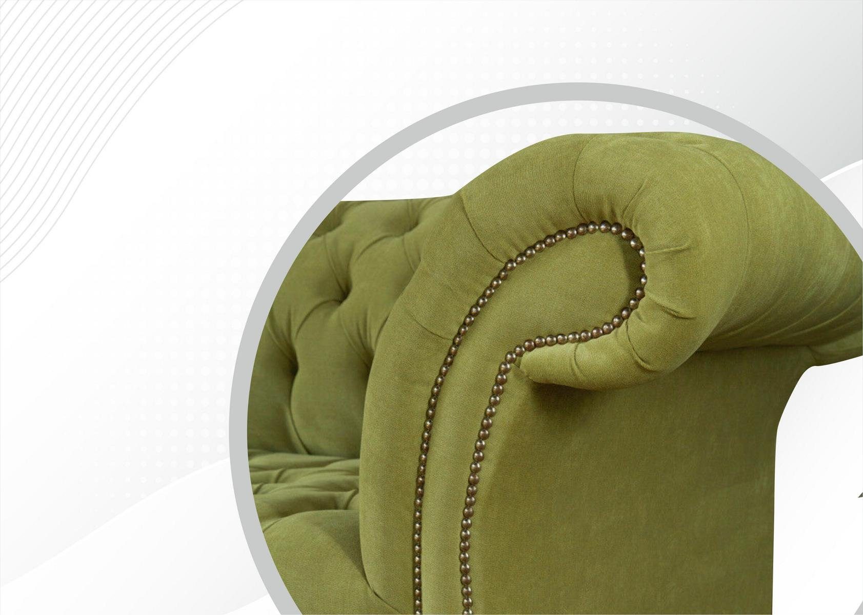 JVmoebel Chesterfield-Sofa, Chesterfield 4 Sitzer 265 Sofa Sofa cm Couch Design