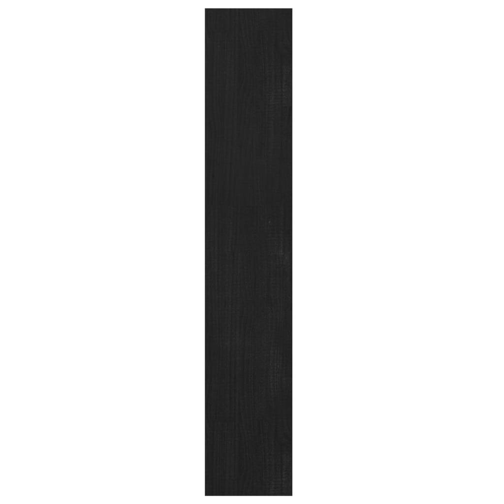 100x30x167,5cm Schwarz Massivholz Kiefer furnicato Bücherregal Bücherregal/Raumteiler