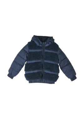 s.Oliver Outdoorjacke Steppjacke mit Teddy-Plüsch