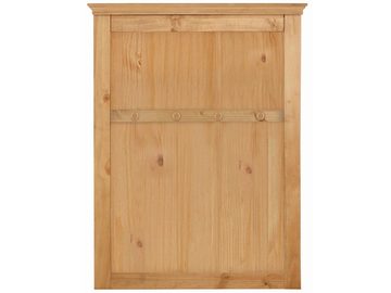 loft24 Wandgarderobe Selma, Garderobenpaneel aus Kiefer im Landhausstil, 4 Haken