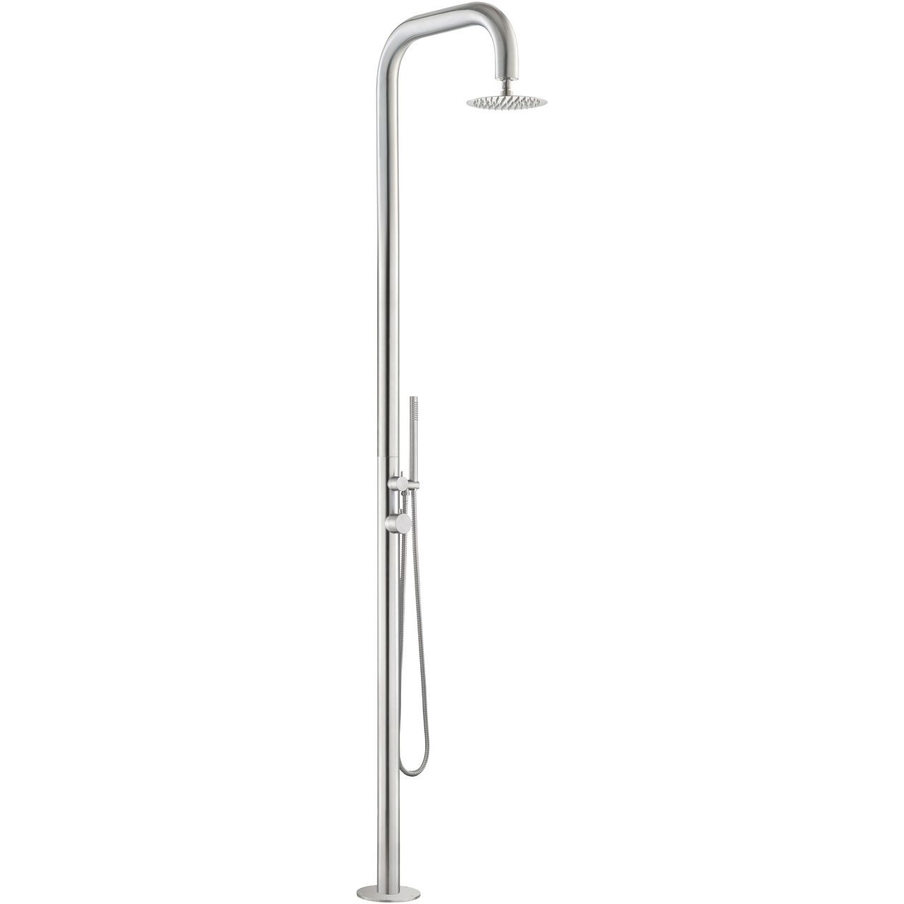 Euroshowers GmbH Gartendusche Euroshowers Pure Extende Gartendusche Edelstahl Mit Handbrause