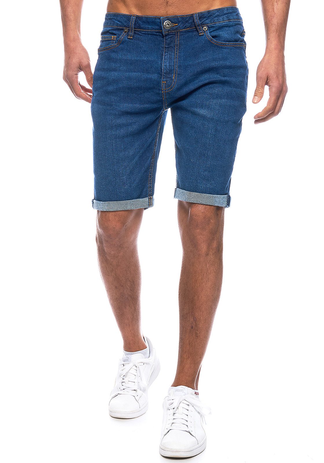 Smith & Solo Jeansshorts Herren, kurze Hosen Männer, Shorts 5-Pocket Style günstig online kaufen