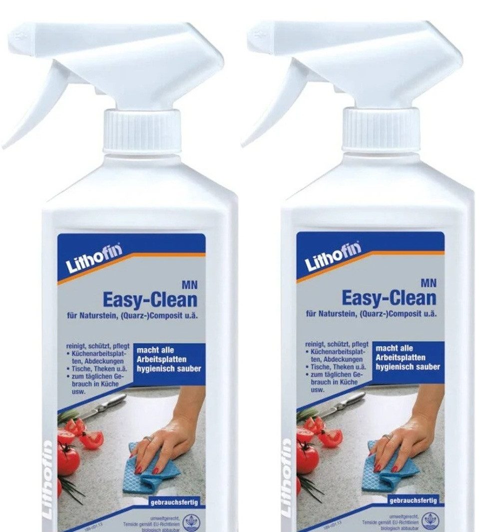 Lithofin Lithofin MN Easy Clean Naturstein Reiniger 2x500ml Sprühflasche Naturstein-Reiniger