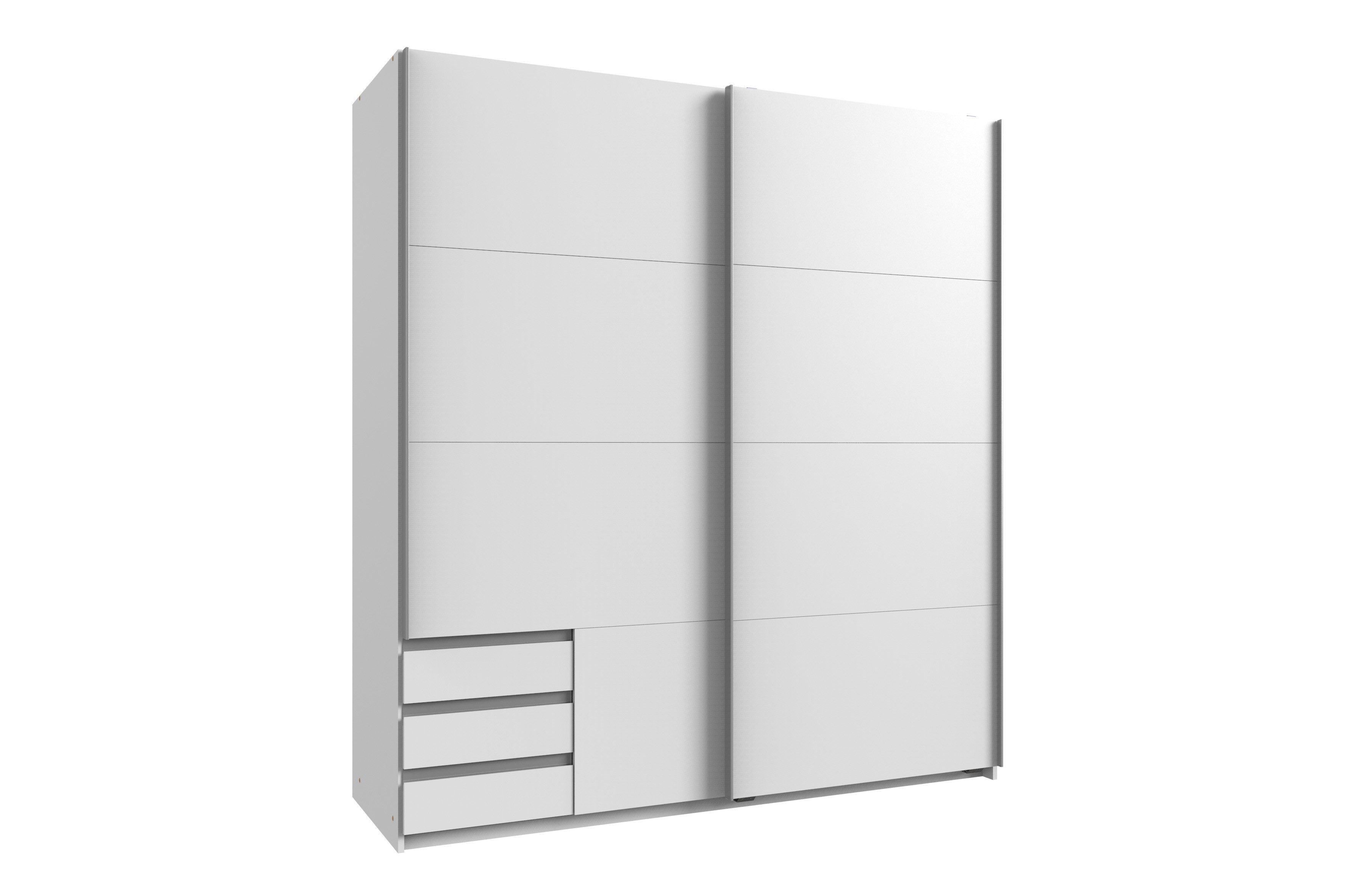 möbel-direkt.de Kleiderschrank Emden in Weiß (komplett, 1-St., Kleiderschrank) Made in Germany