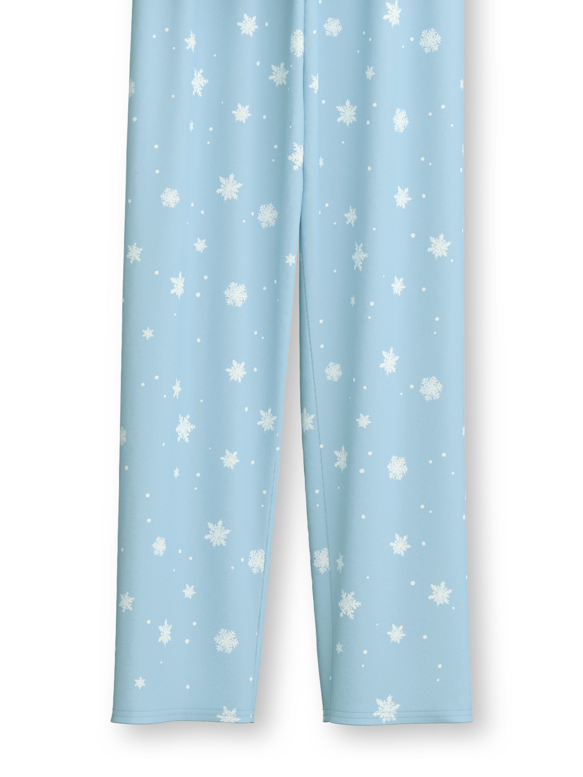 CALIDA Pyjama Kids Snowflakes Kinder (2 tlg) aus hochwertiger Baumwolle, hautfreundlich, pflegeleicht