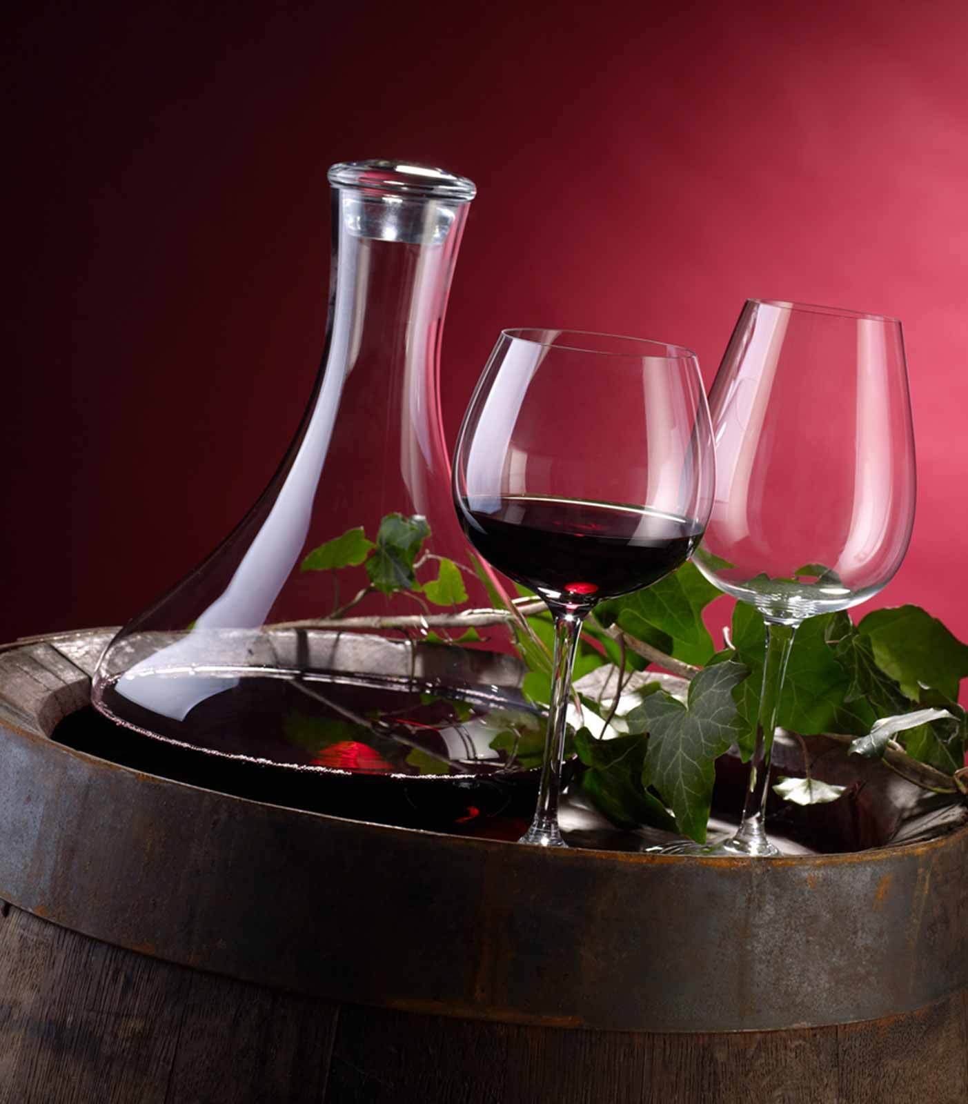 Villeroy Wine Dekanter (1x & Dekanter, Rotweindekanter ml, Boch 1000 Purismo 1-tlg)