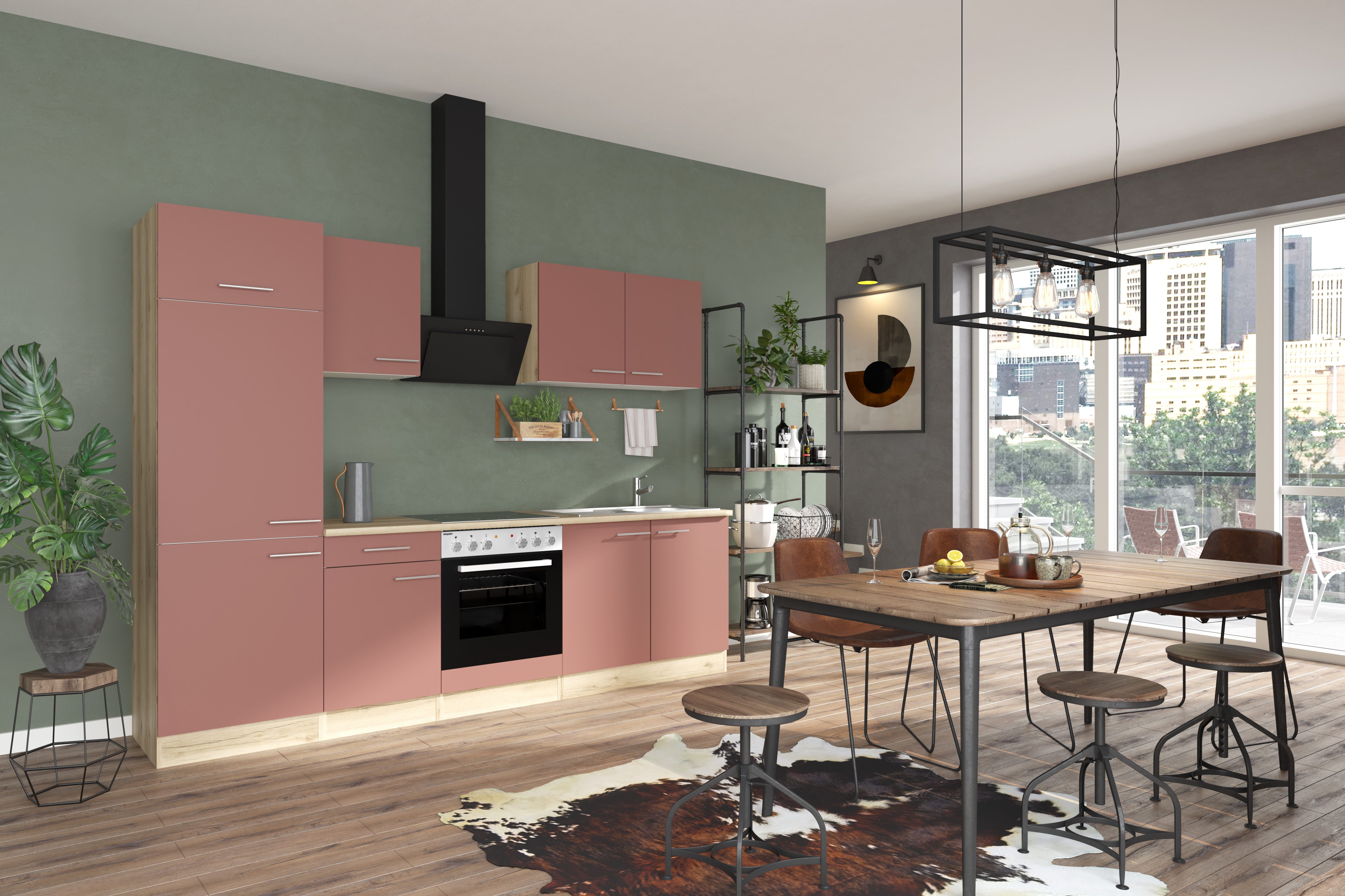 OPTIFIT Küche Bella, Breite 210 cm, wahlweise mit E-Geräten