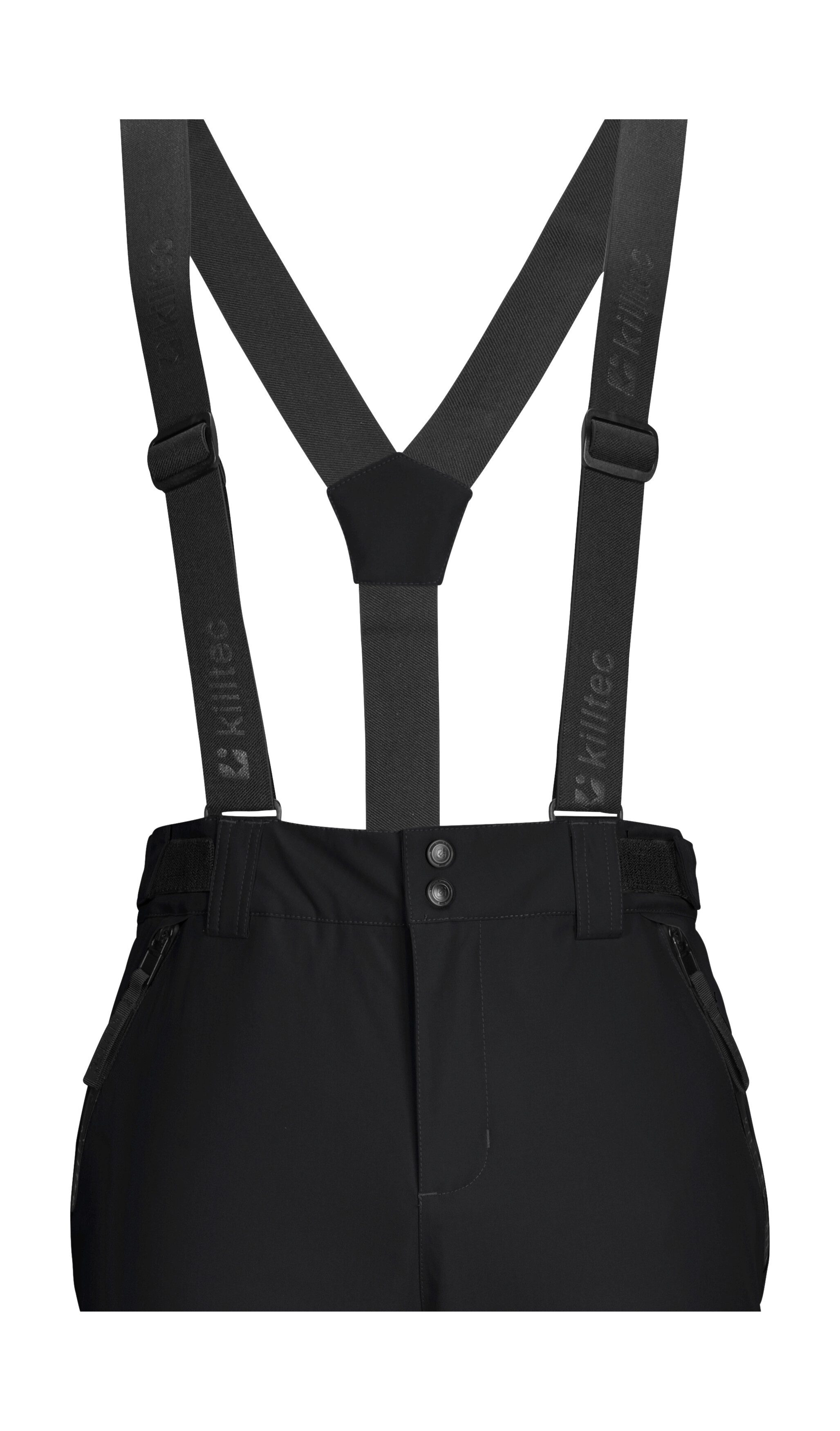 Killtec Skihose KSW 83 MN SKI PNTS Wasserdichte Skihose mit abnehmbaren Trägern und Schneefängen