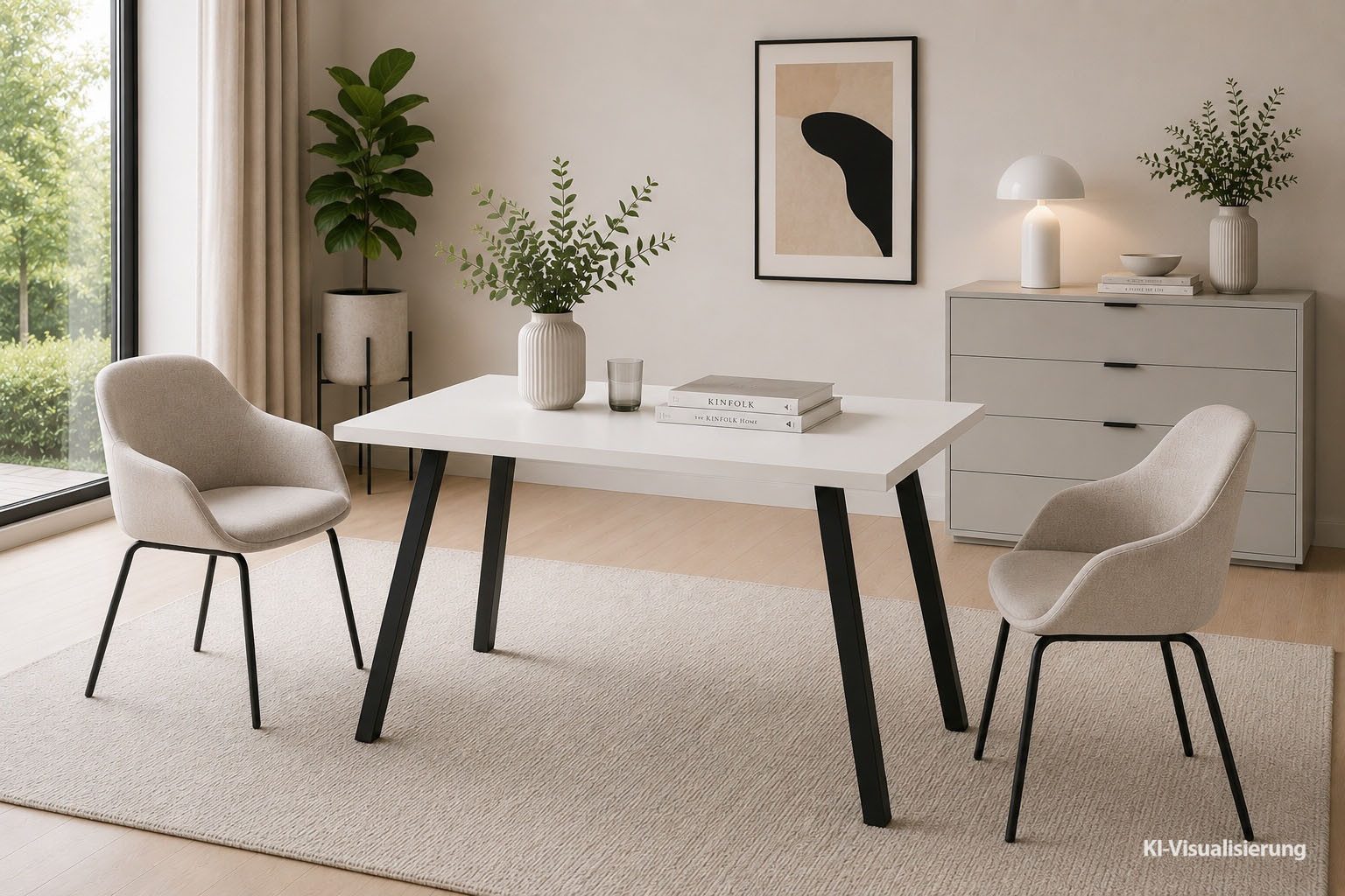 Mäusbacher Bistrotisch Big Bistro Metall, Eckige Platte, BHT 120x75x70 cm