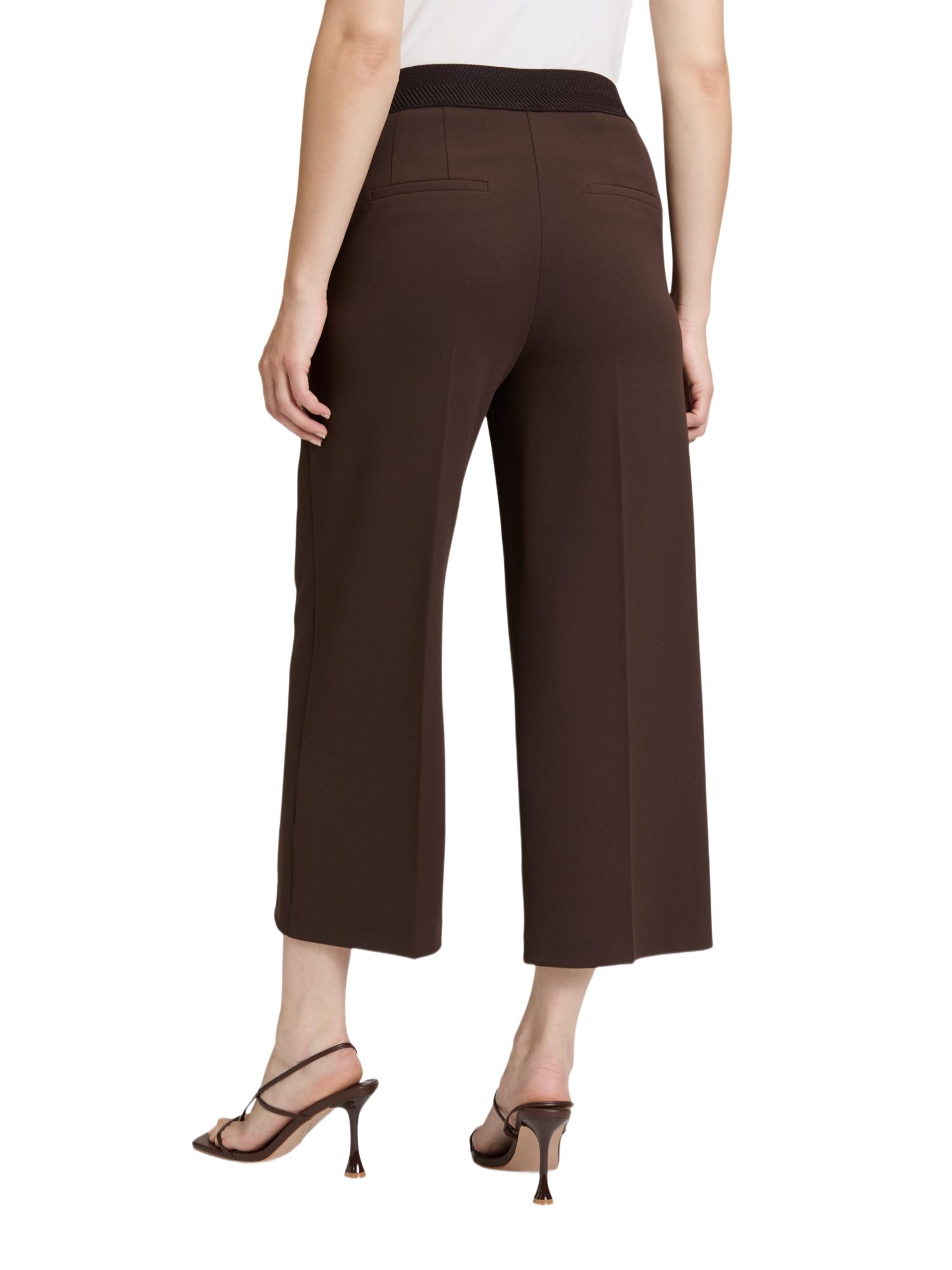 Betty Barclay 7/8-Hose braun, Casual, Polyester, Unifarben, Relaxed Fit, Hoch