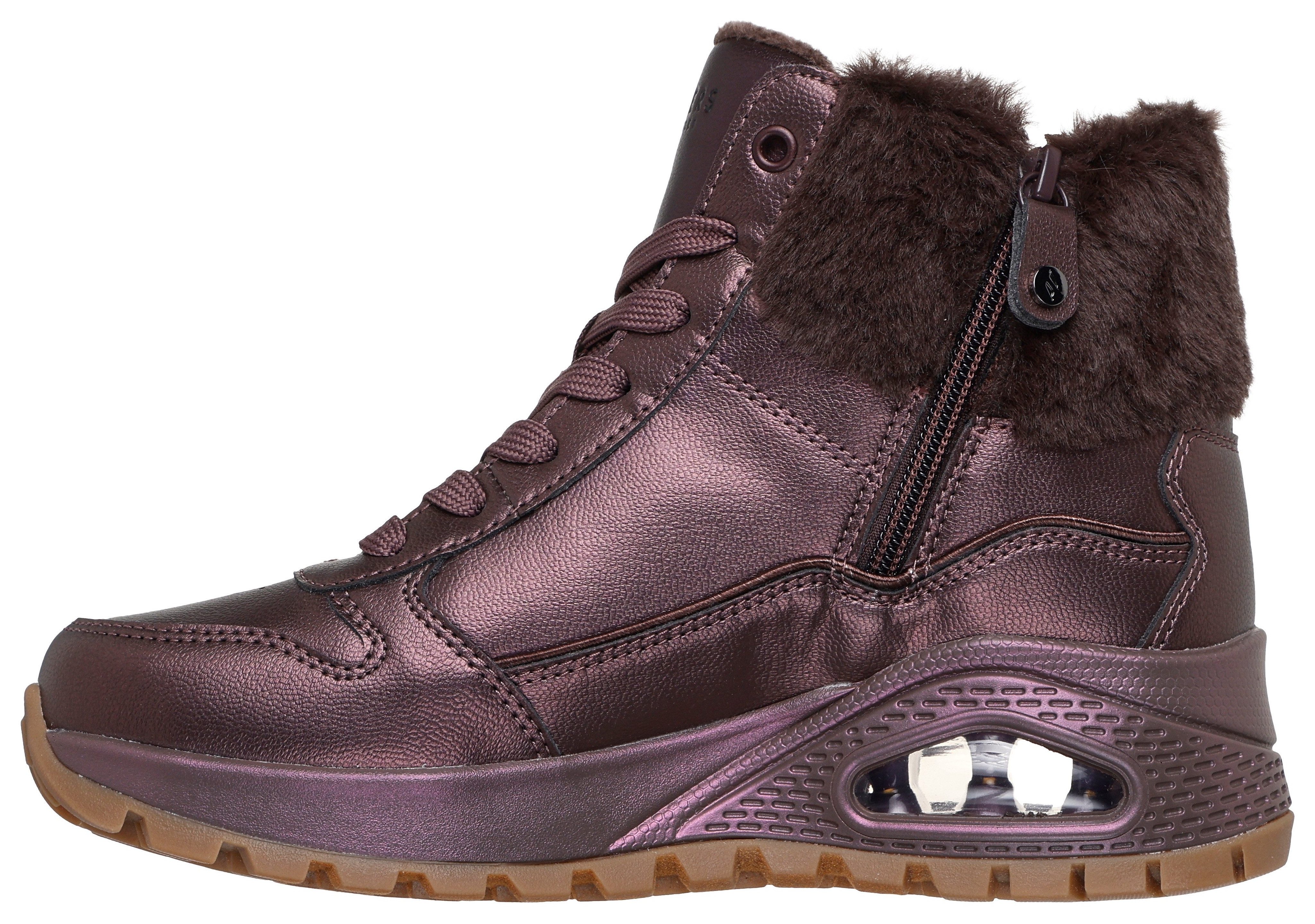 Skechers UNO RUGGED - GALACTIC HEIGHTS Winterboots Schnürboots, Sneaker mit Keilabsatz