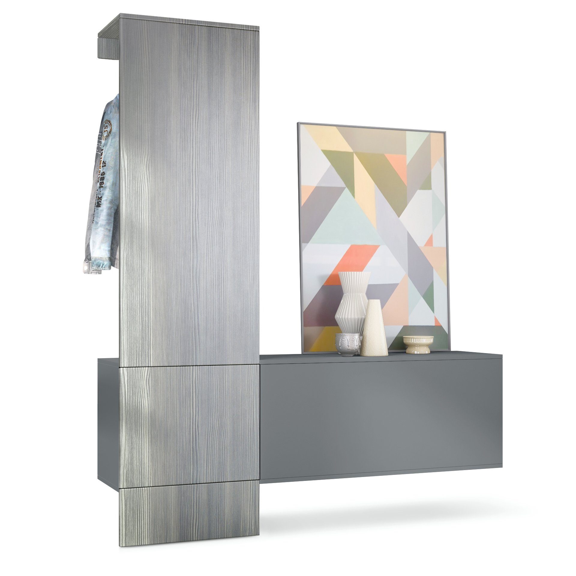 Vladon Garderoben-Set Carlton Set 4, (Wandgarderobe günstig online kaufen