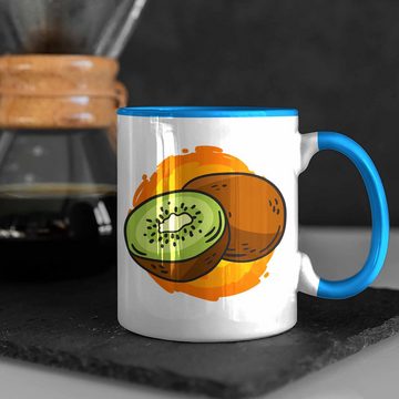 Trendation Tasse Lustige Tasse mit Kiwi-Grafik Geschenk für Kiwi-Liebhaber
