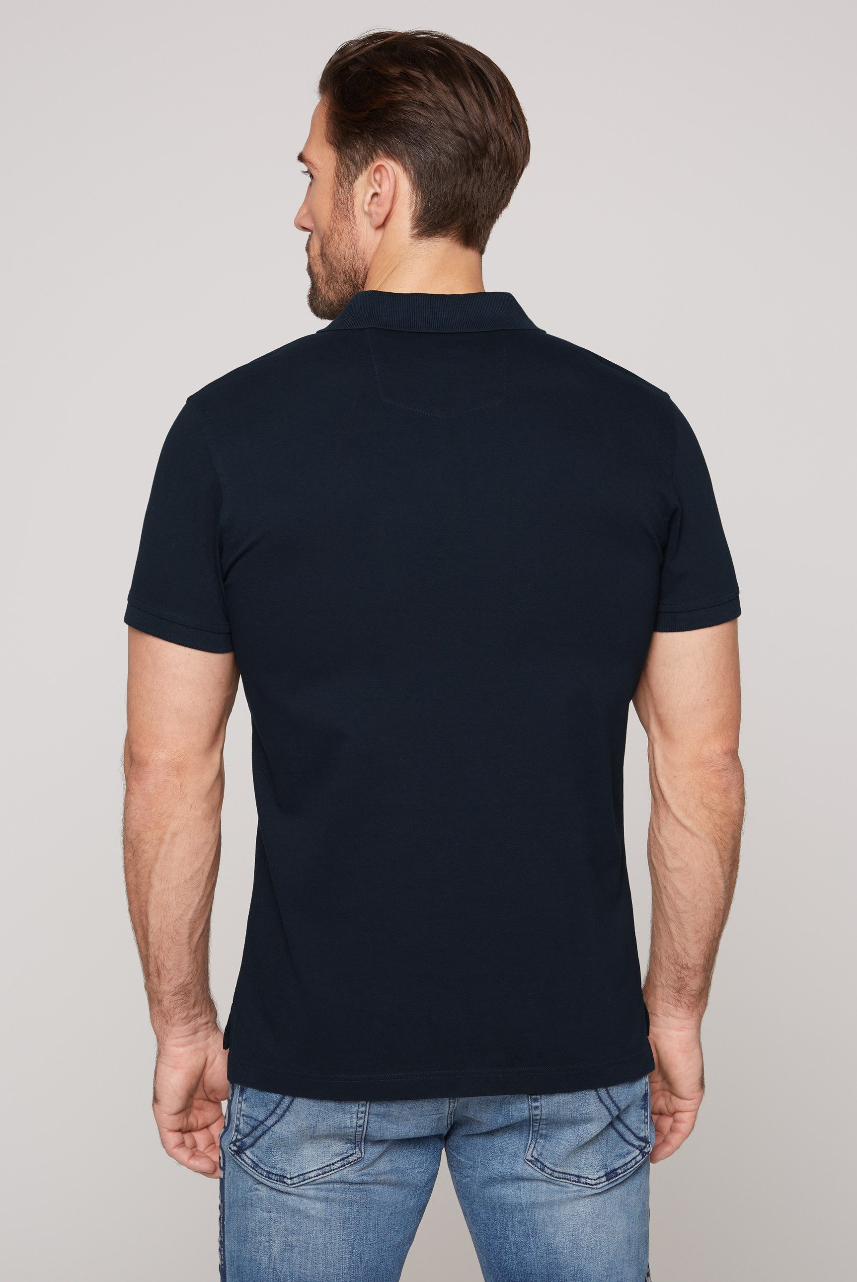 CAMP DAVID Poloshirt mit kleiner Logo-Stickerei günstig online kaufen