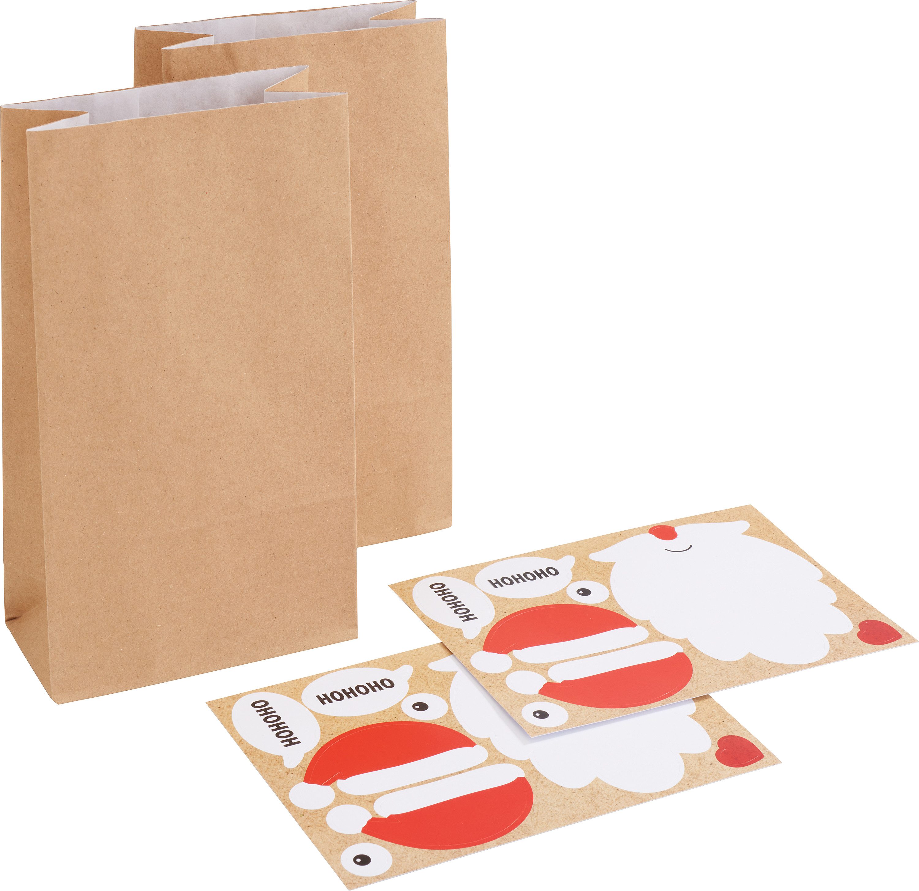 Braun+Company Atelier Geschenkfolie Hohoho, 6vx 21 x 12 cm