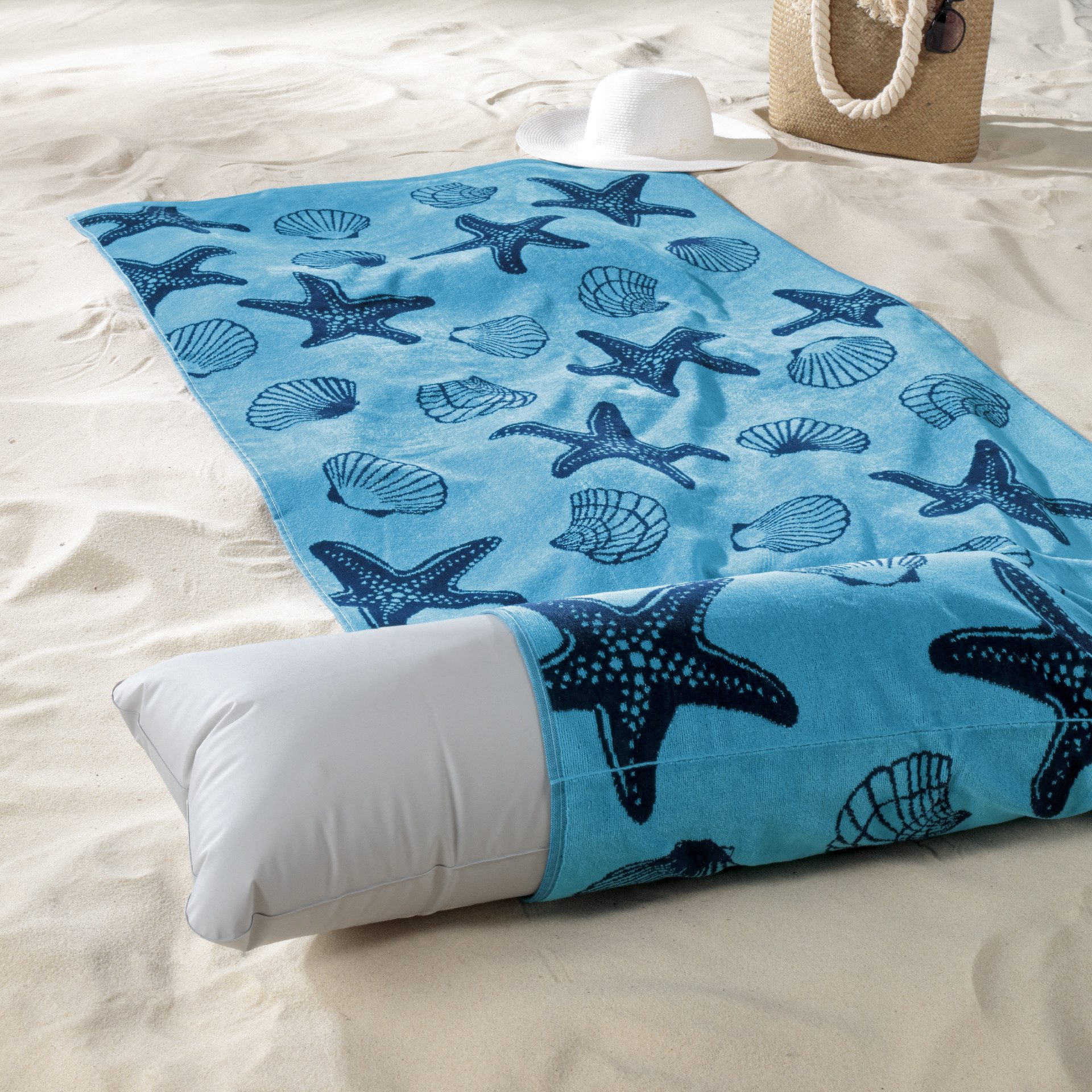 Delindo Lifestyle Strandtuch Tropical Seestern, (1-St), günstig online kaufen