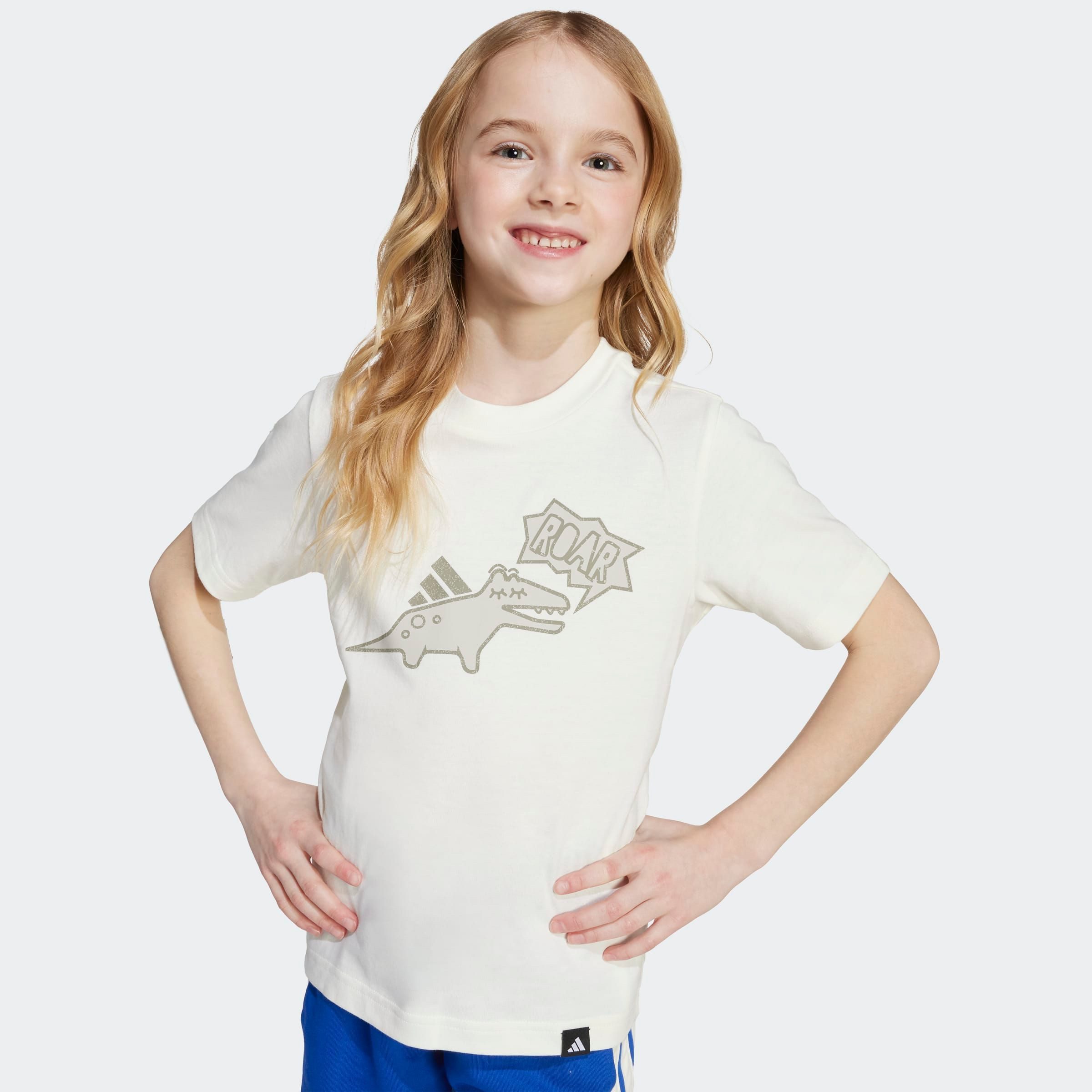 adidas Sportswear T-Shirt ADIRAPTOR GRAPHIC KINDER für Kinder, sportlicher Stil, mit auffälliger Grafik, pflegeleicht