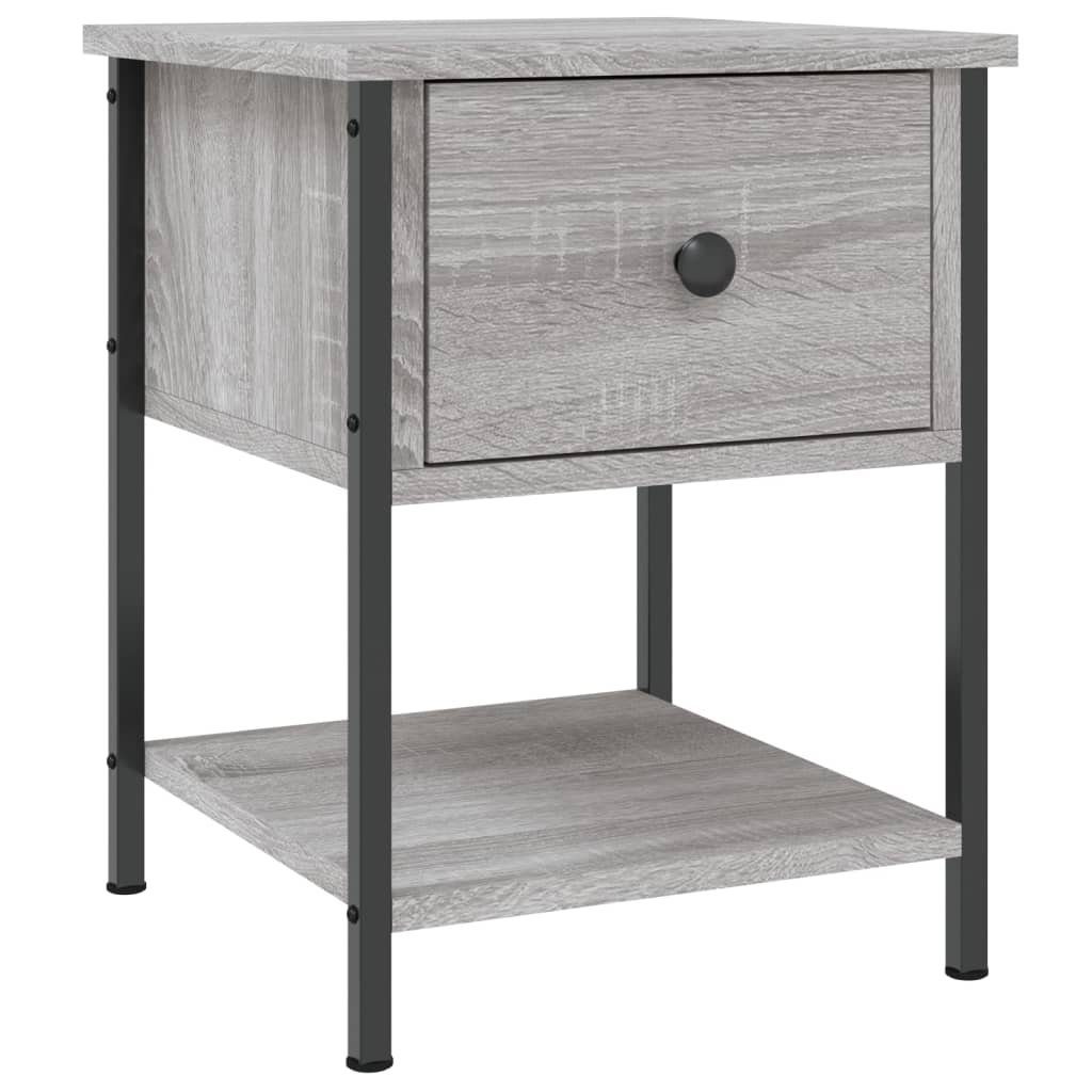 vidaXL Nachttisch Nachttisch Grau Sonoma 34x35,5x45 günstig online kaufen