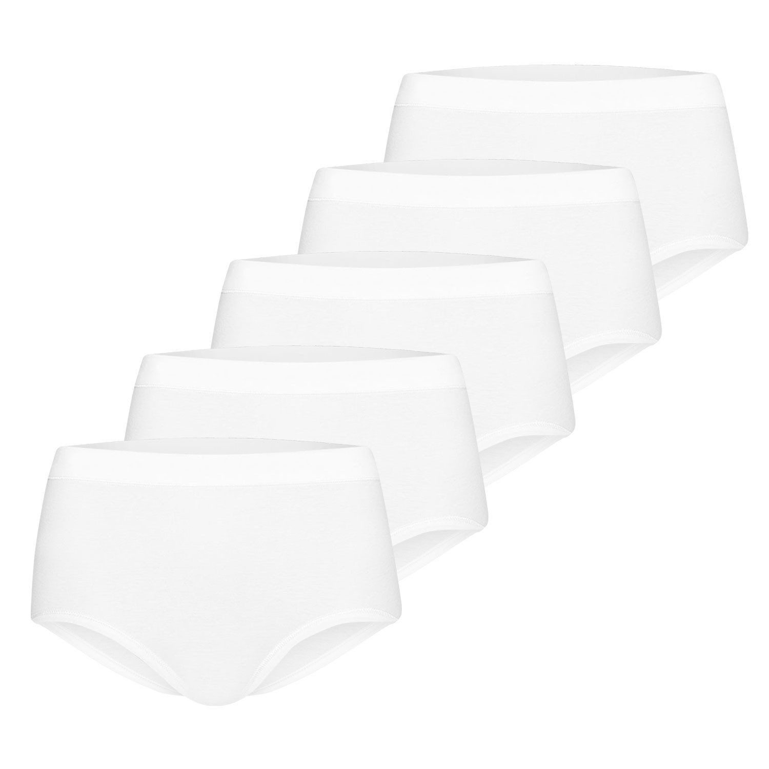 ESGE - Die Wäsche-Macher Slip (5-St) mit Weichelastikbund, Feinripp, ohne Seitennähte (5er Pack)