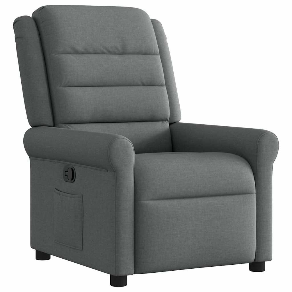 vidaXL Sessel Relaxsessel Dunkelgrau Stoff (1-St) günstig online kaufen