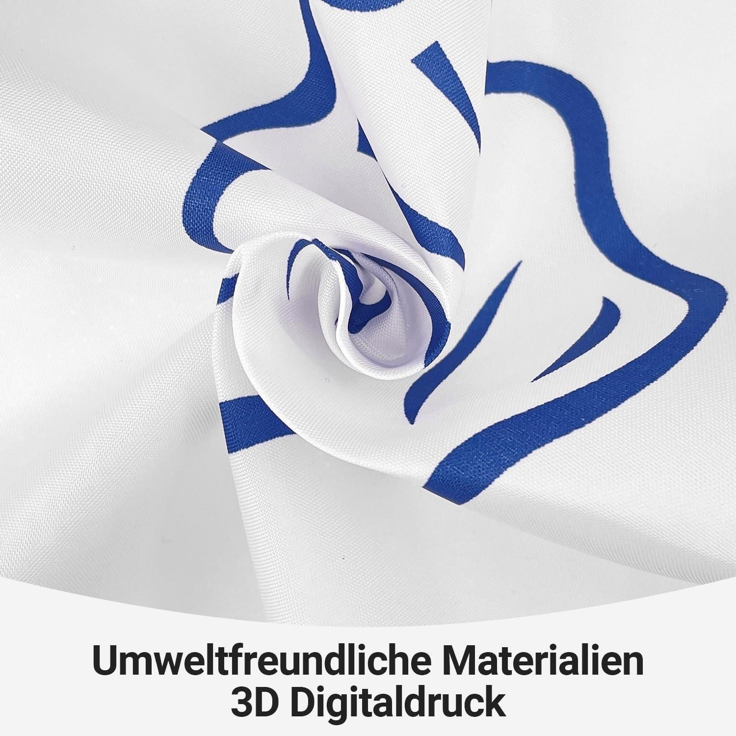 LuxusKollektion Duschvorhang Duschvorhang 300x200cm Klein Ozeanstern H200 x B300 cm (1er Pack)