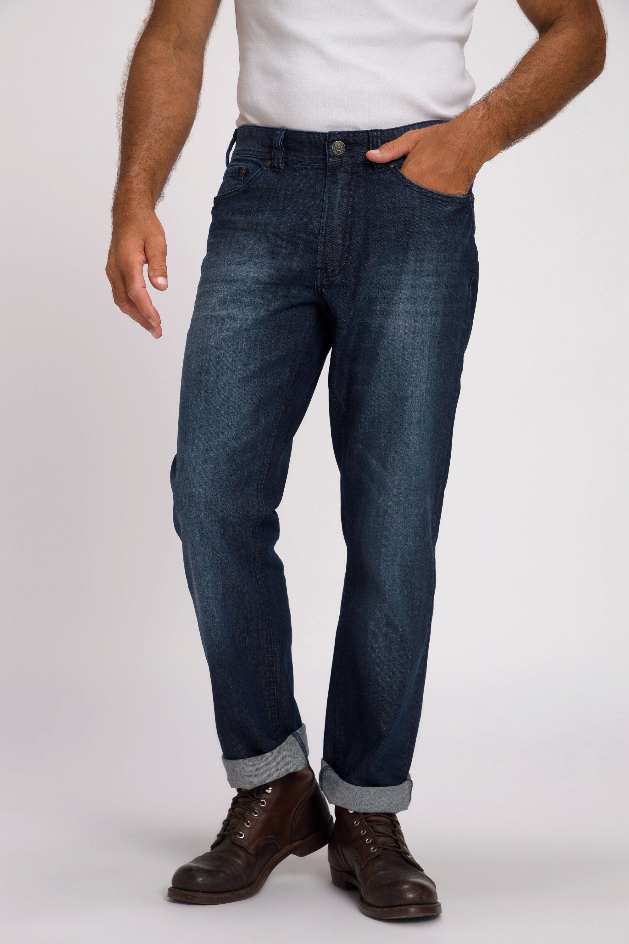 JP1880 Cargohose Jeans Denim 5-Pocket Denim Regular Fit dark blue denim