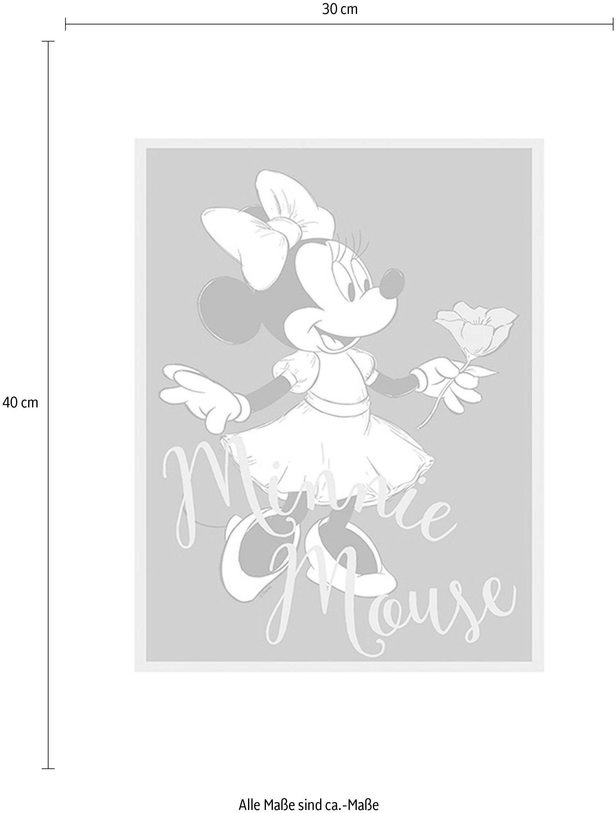 Mouse Minnie Kinderzimmer, Poster St), Komar Disney Wohnzimmer Girlie, (1 Schlafzimmer,
