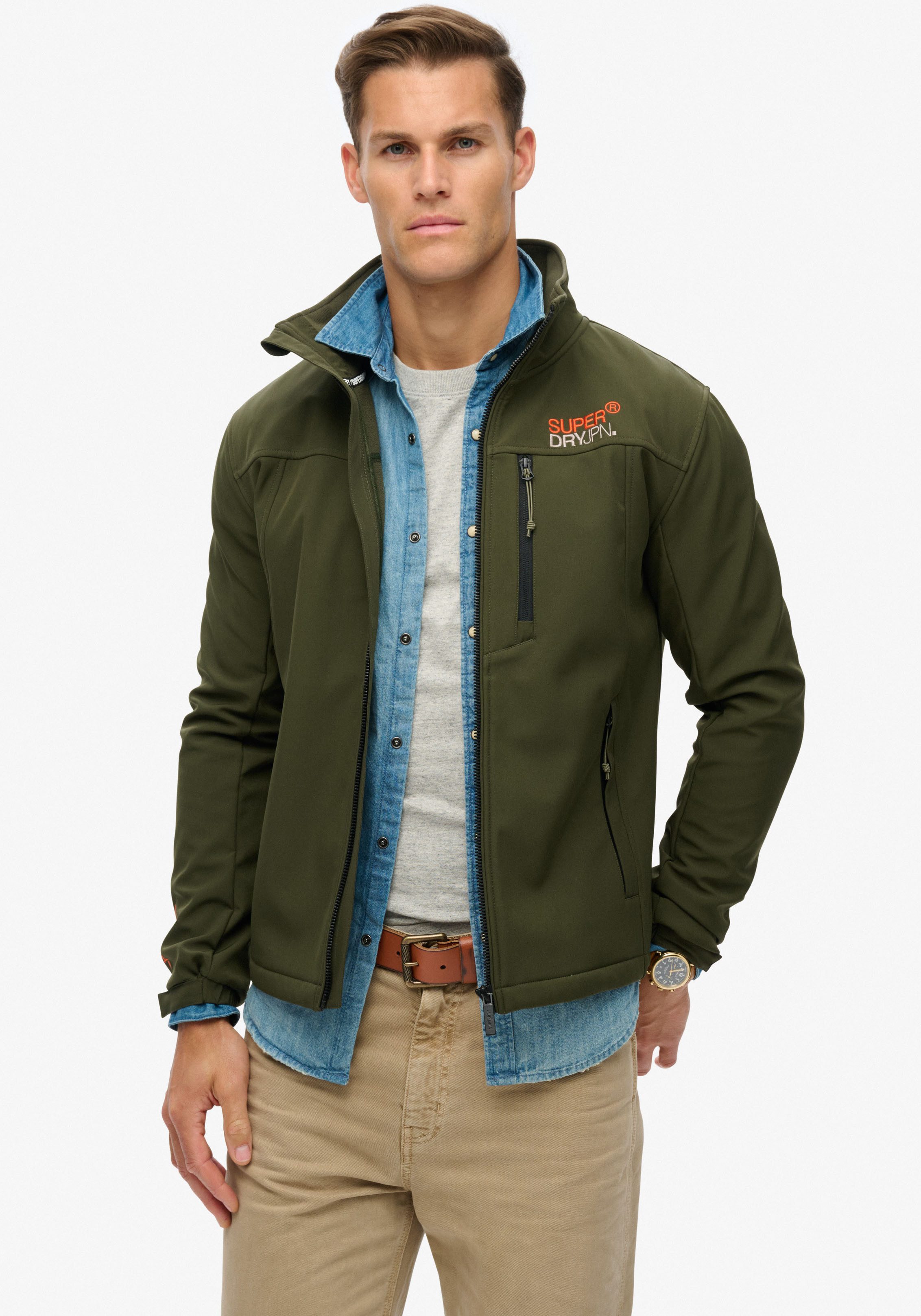 Superdry Outdoorjacke SOFTSHELL TREKKER TRACK JACKET
