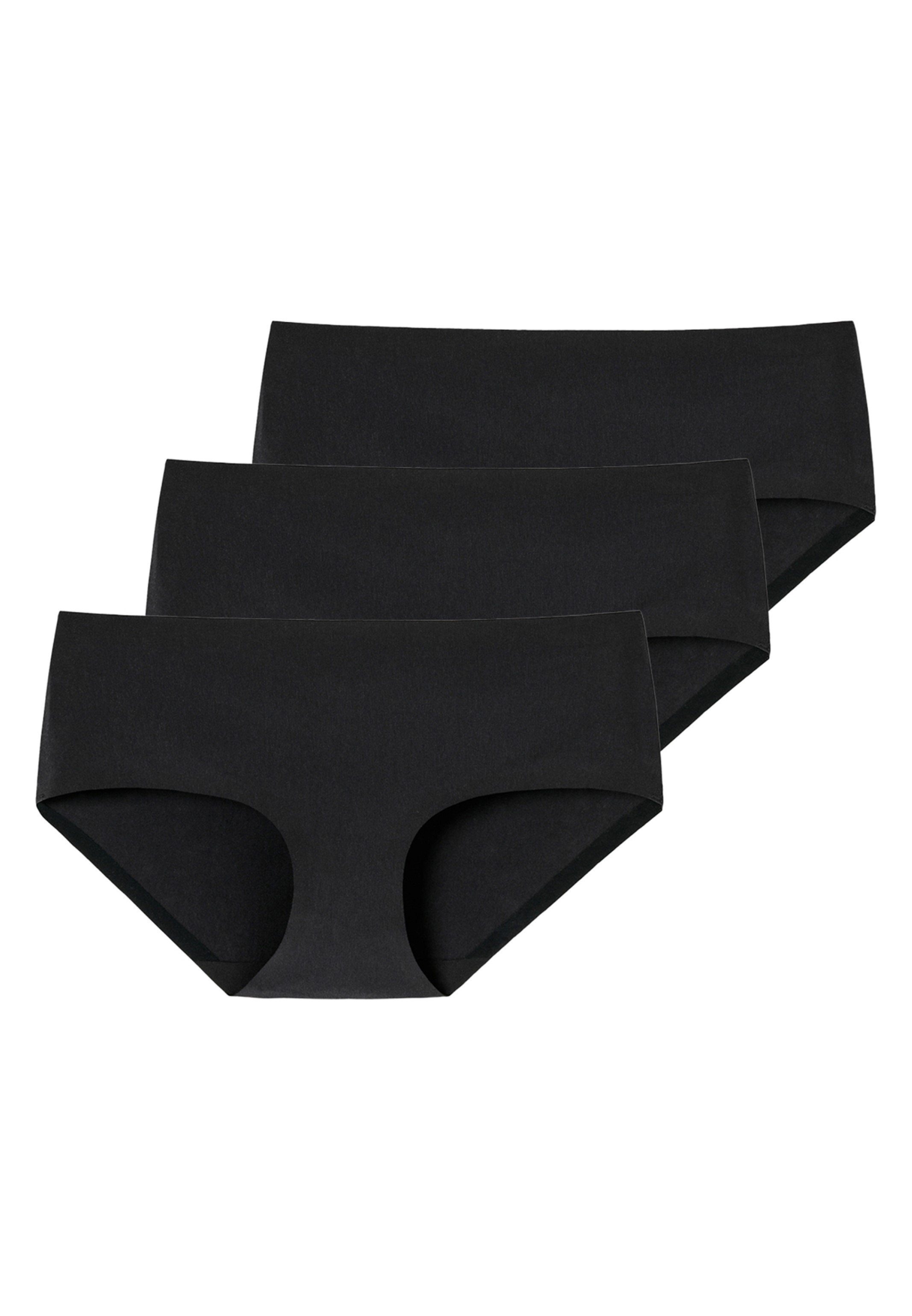Schiesser Panty 3er Pack Invisible Cotton (Spar-Set, 3-St) Panty - Baumwolle - Nahtlos