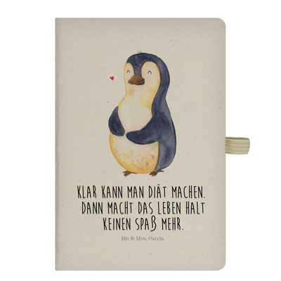 Mr. & Mrs. Panda Notizbuch Pinguin Diät - Transparent - Geschenk, Eintragebuch, dick, Abspecken, Mr. & Mrs. Panda, Hochwertiger Druck