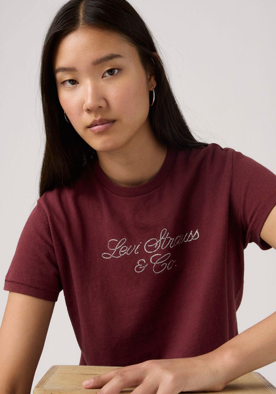 Levi's® T-Shirt GRAPHIC CLASSIC T Glitzerne Applikation – Bild 4 von 5