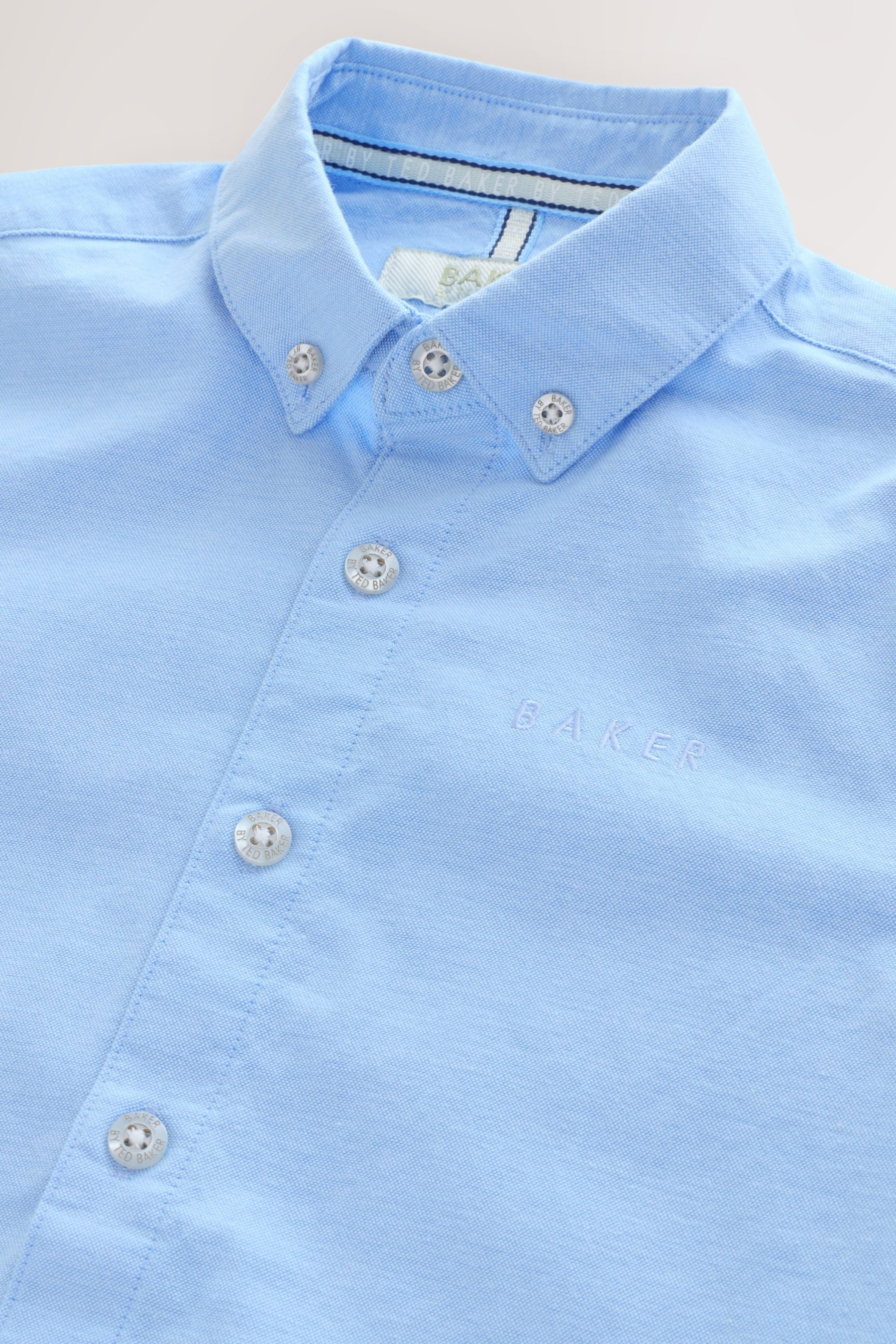Baker by Ted Baker Kurzarmhemd Baker by Ted Baker kurzärmeliges Oxfordhemd (1-tlg)
