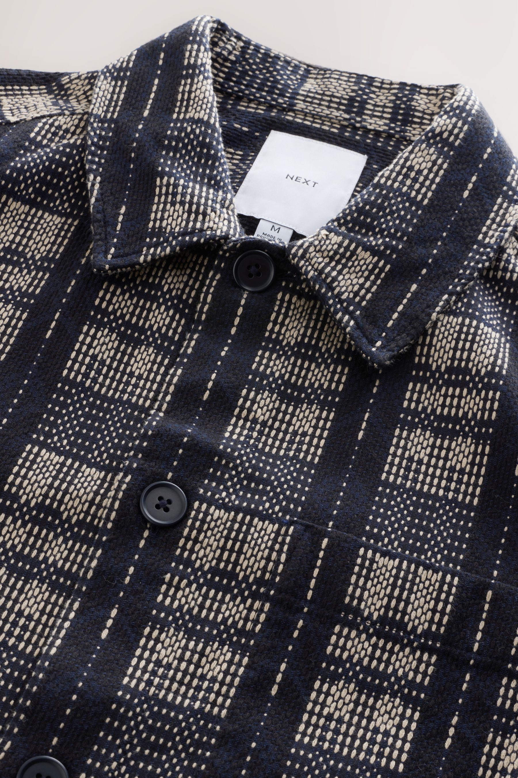 Next Hemdjacke Strukturierte Hemdjacke (1-St)