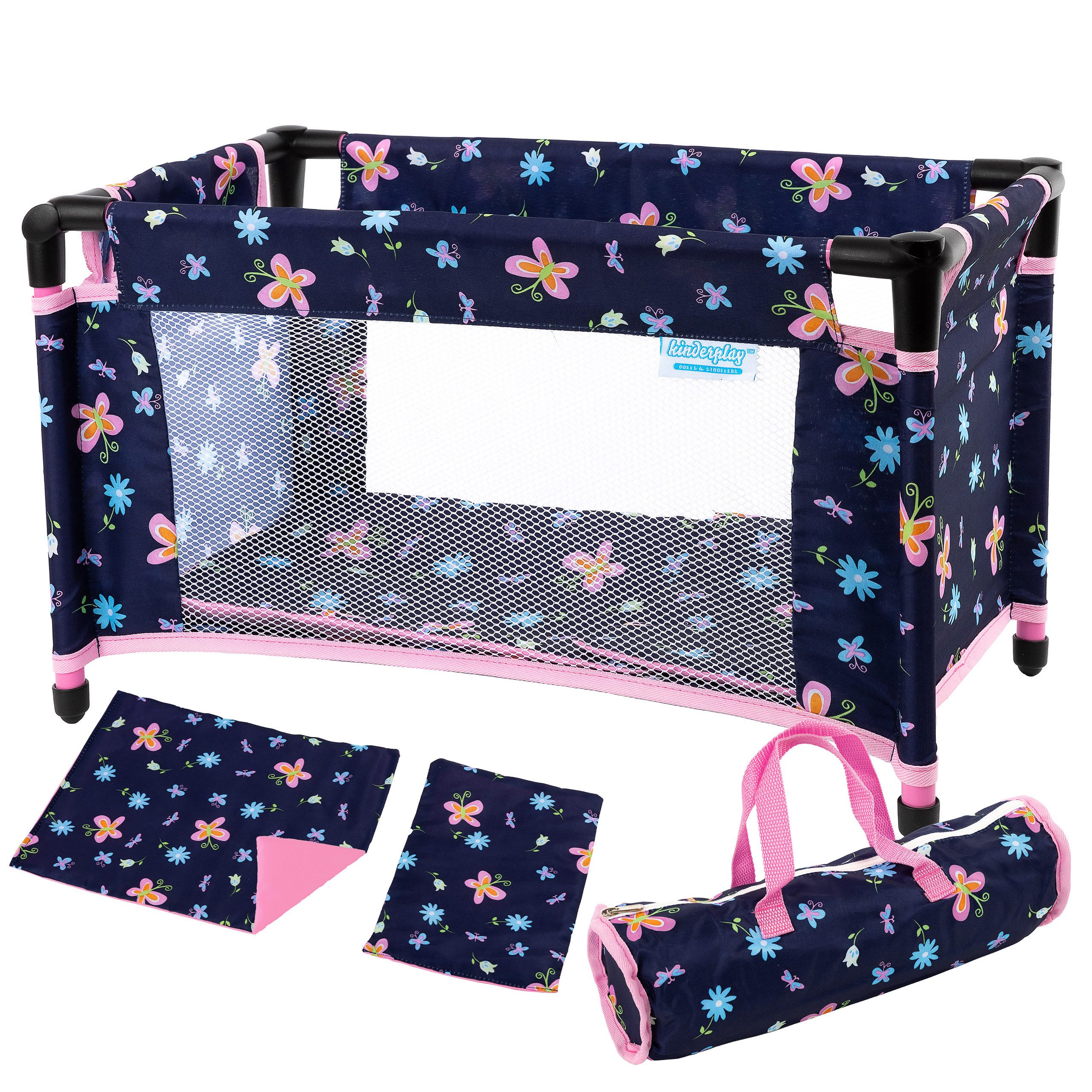 kinderplay Puppenbett Puppenbett, Puppen Bett Spielzeug günstig online kaufen