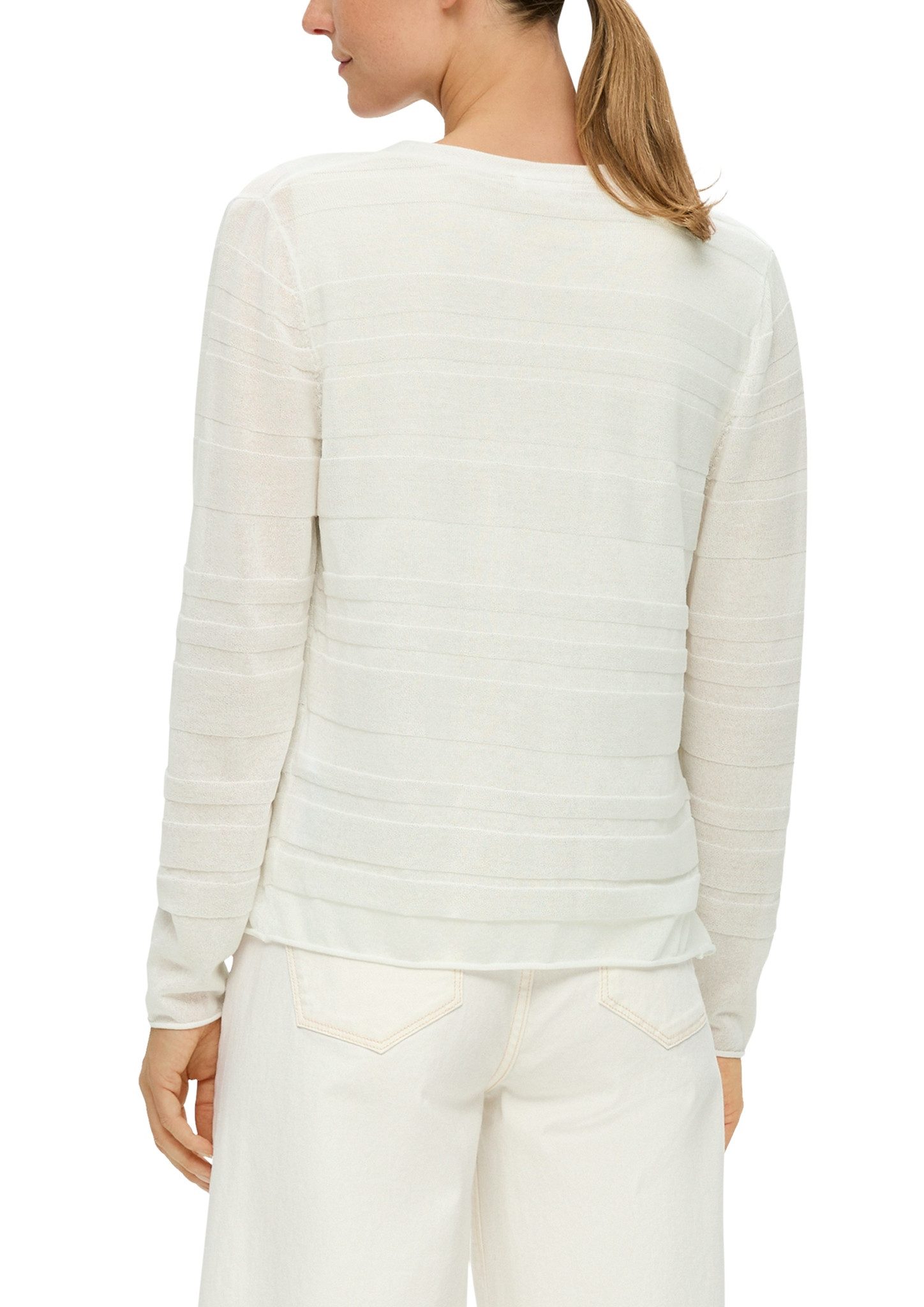 s.Oliver Cardigan mit Musterstruktur und ohne günstig online kaufen