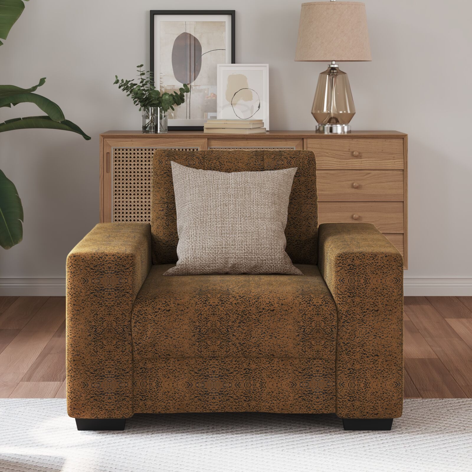 vidaXL Sofa Sessel Braun 59 cm günstig online kaufen