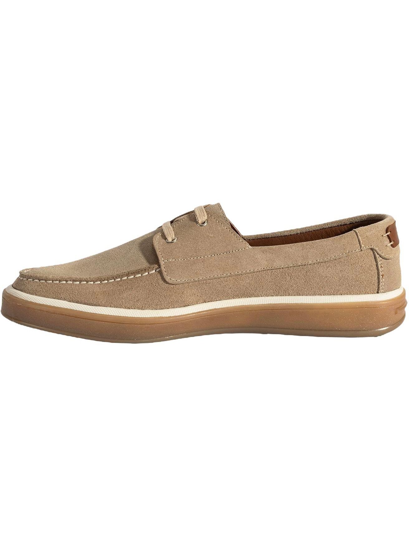 Desa Herren-Slipper – Obermaterial aus Wildleder, Lederfutter, flacher Abs Loafer
